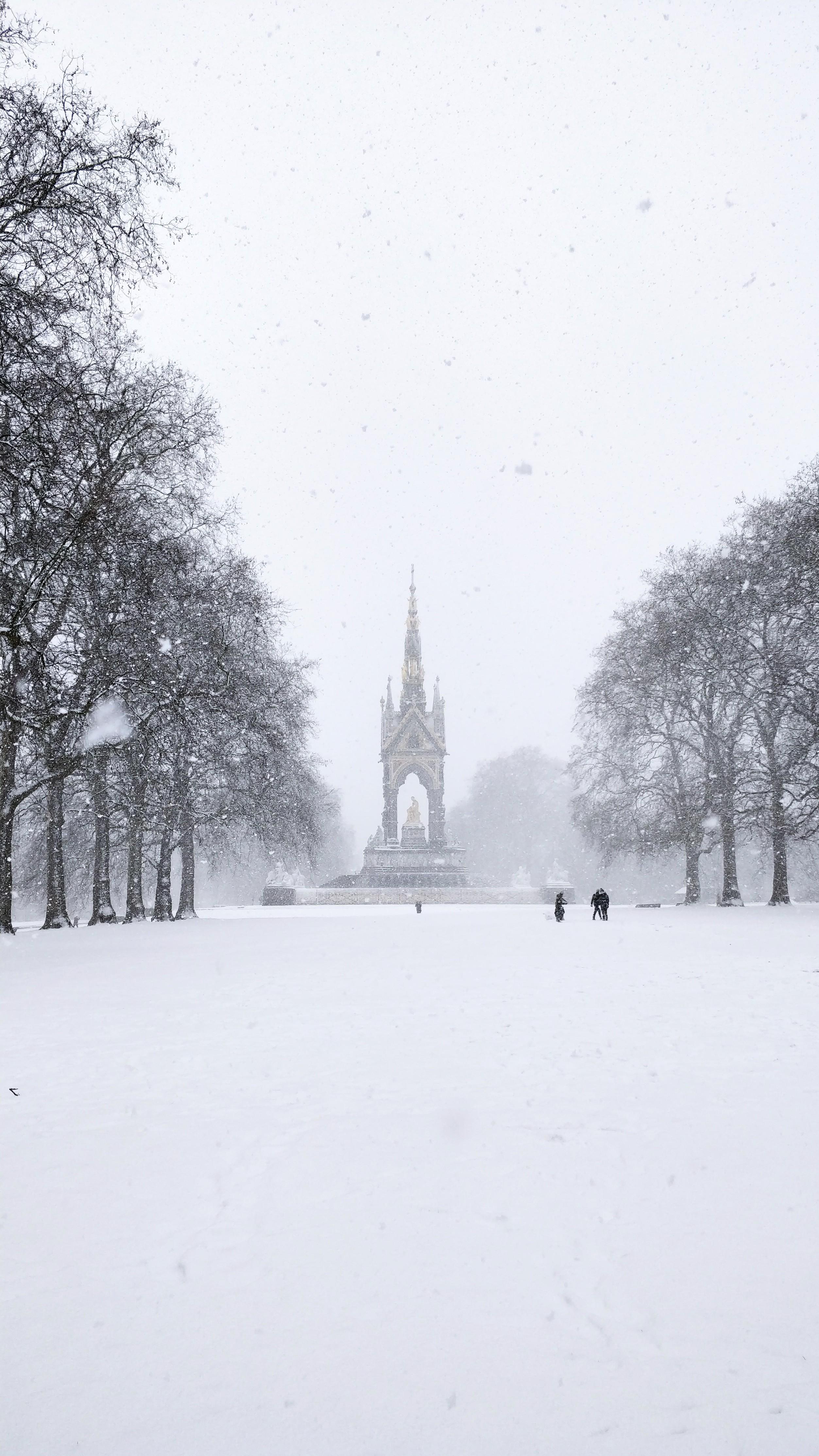Hyde Park turned into Winter Wonderland again today r/london