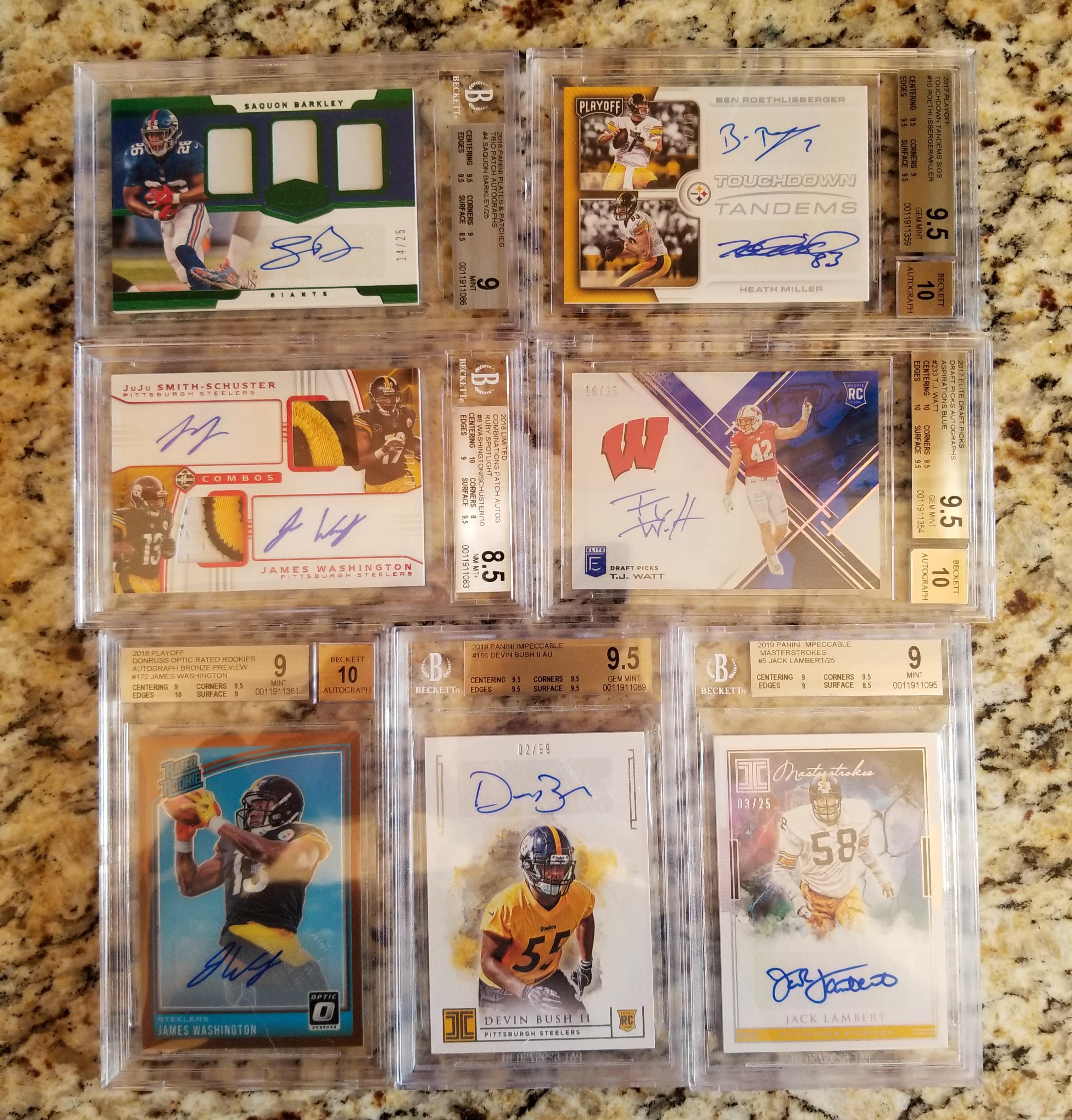 I finally sent come cards in to get graded and got them back. r