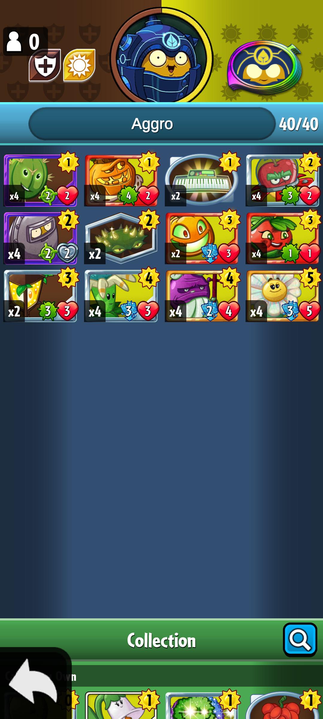 My aggro wall knight deck, is it good or nah r/PvZHeroes