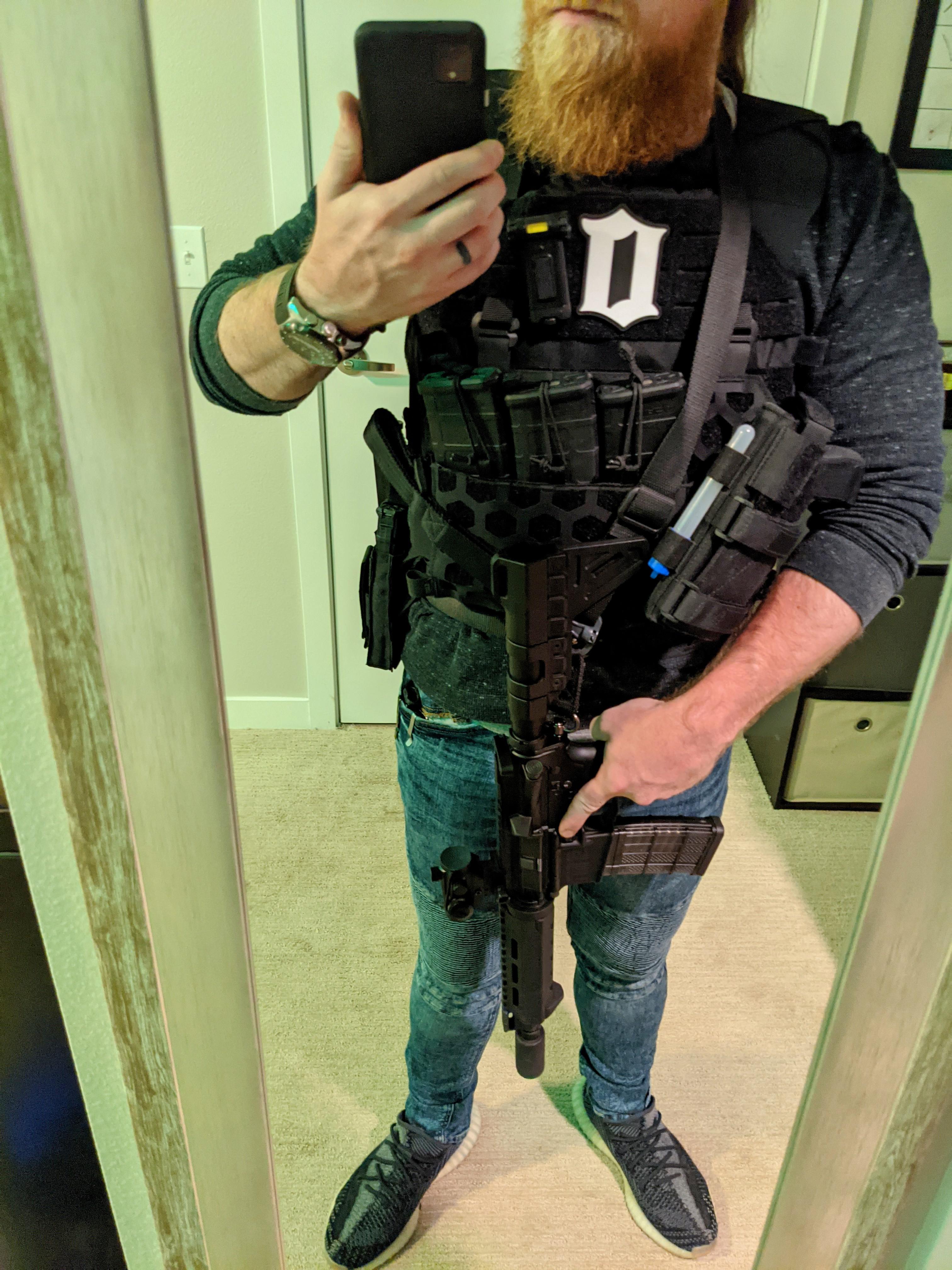 Skinny jeans and Yeezys because I heard this was a fashion sub. r