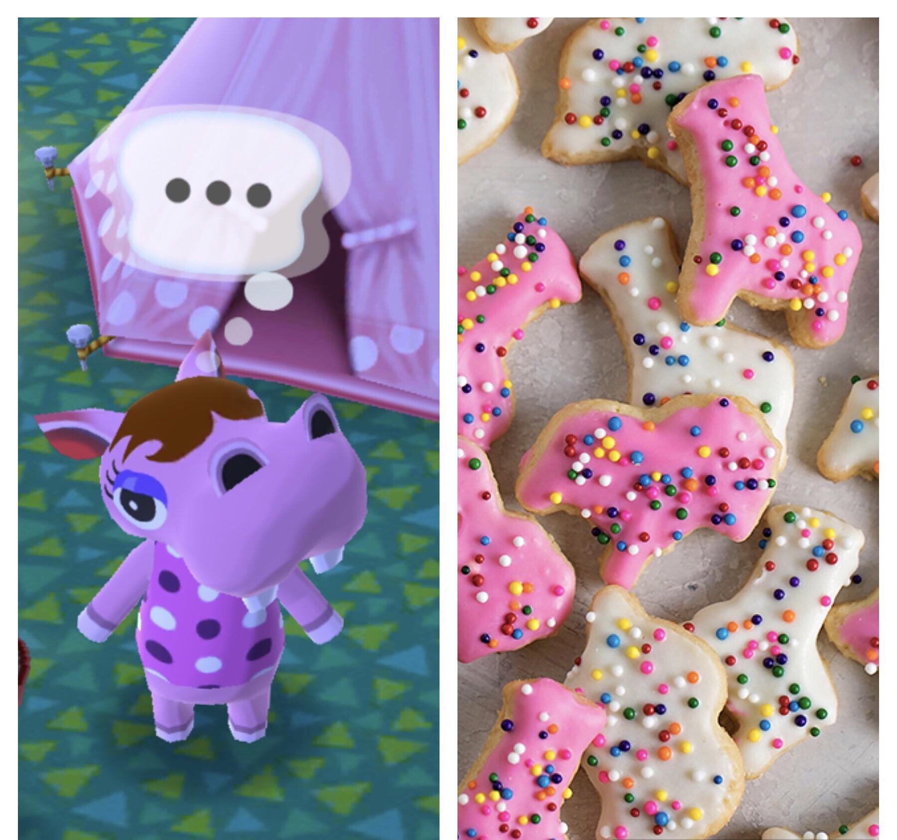 Bitty reminds me of frosted animal crackers ACPocketCamp