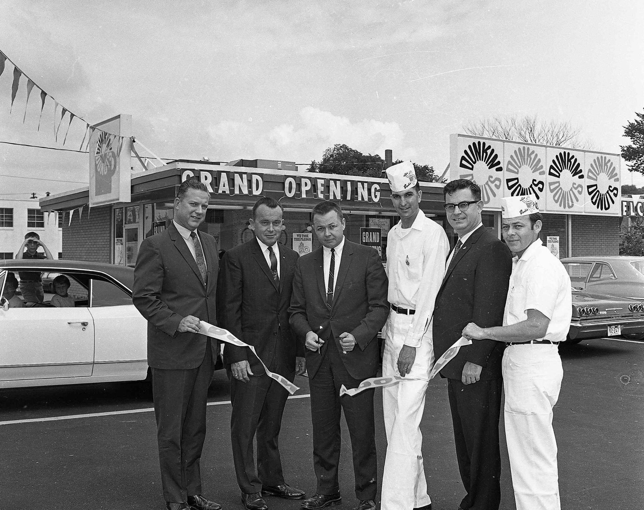 Dunkin' Donuts opens in Portland, Maine in this Press Herald photo from