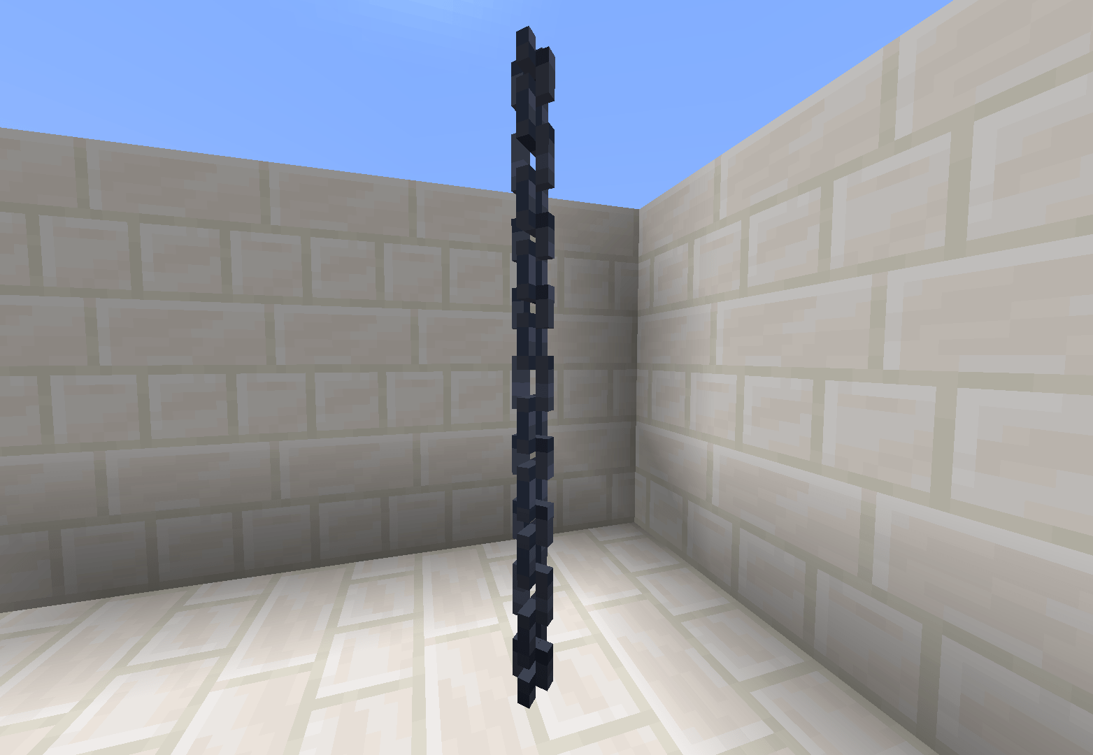 I have made 3D chains Minecraft