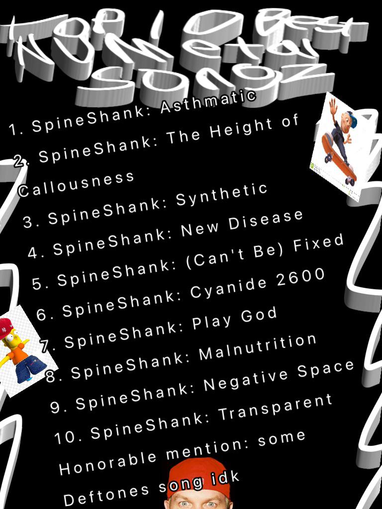 The definitive top 10 best nu metal songs of all time. Anyone who