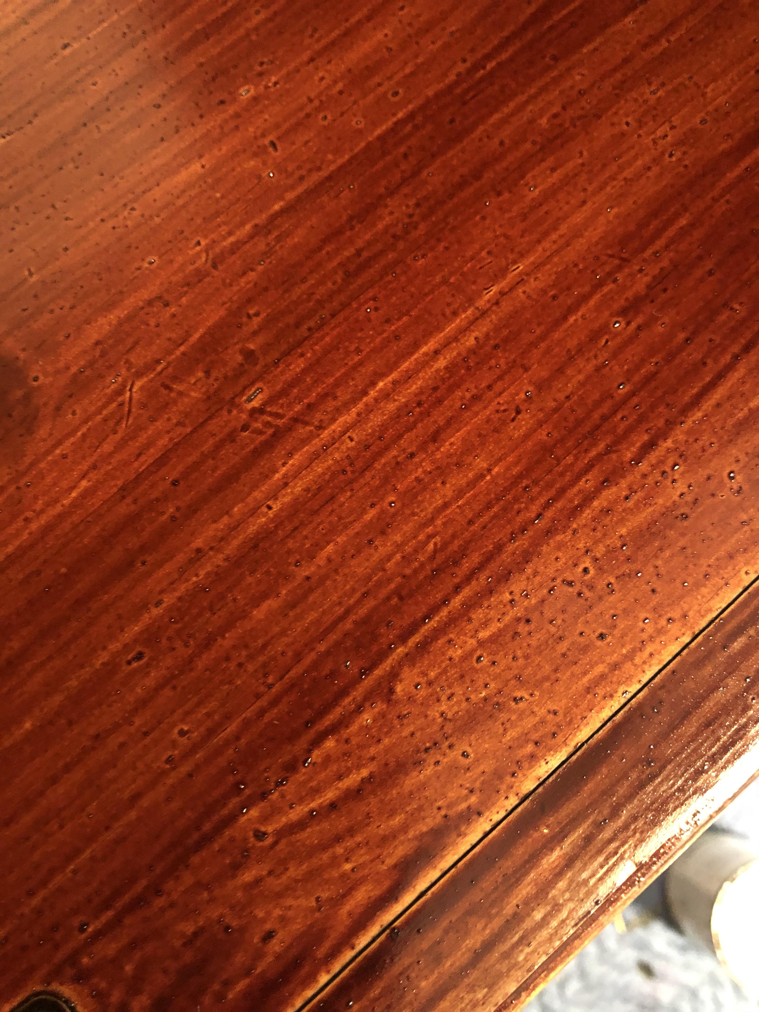 Hi, I am working on staining my And this is my first staining