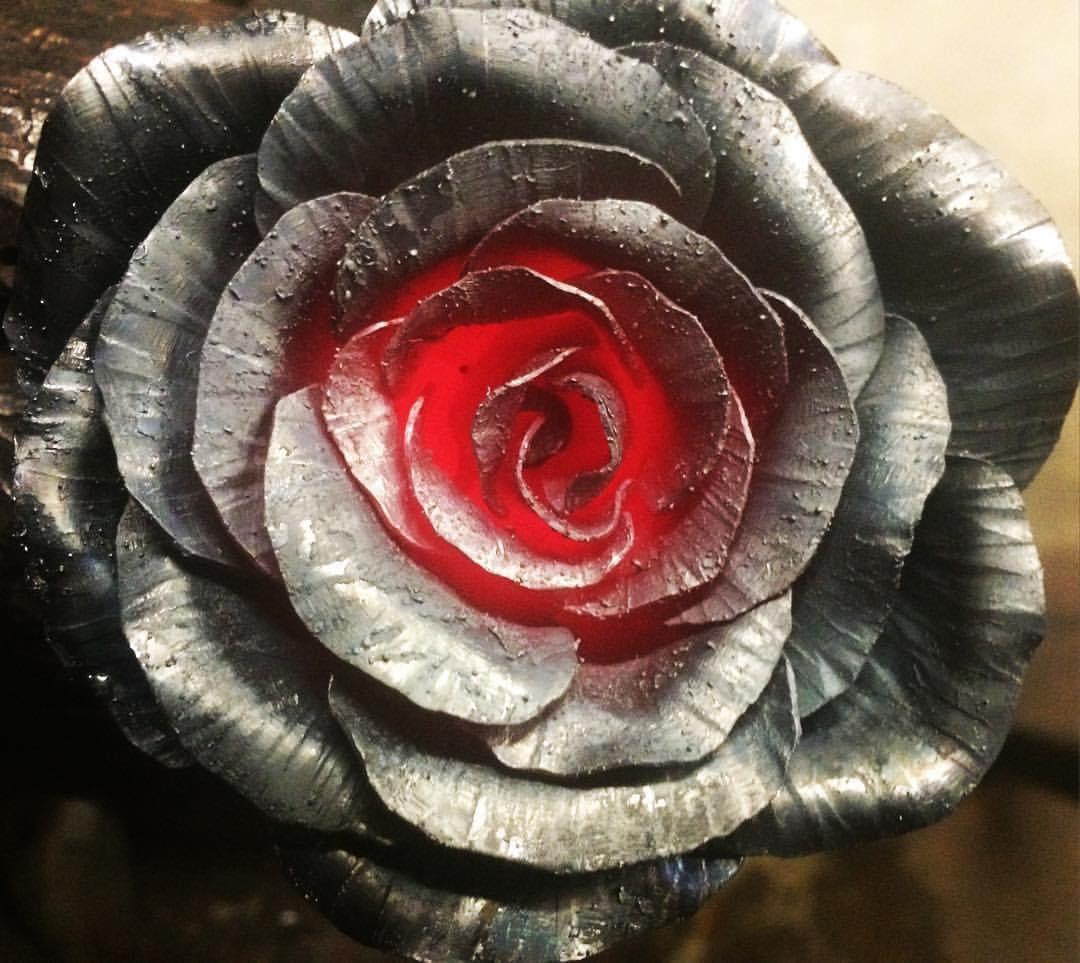 Hi all. I work in an art foundry by day and make heavy metal flower