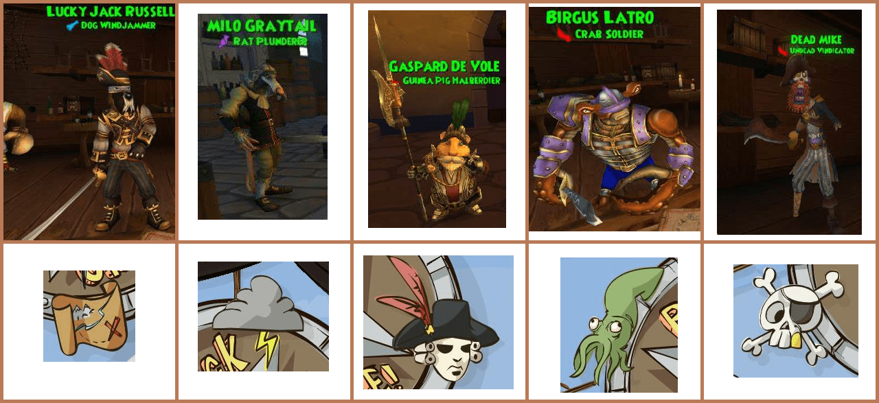 A reminder for of what Presidio companions you get from these