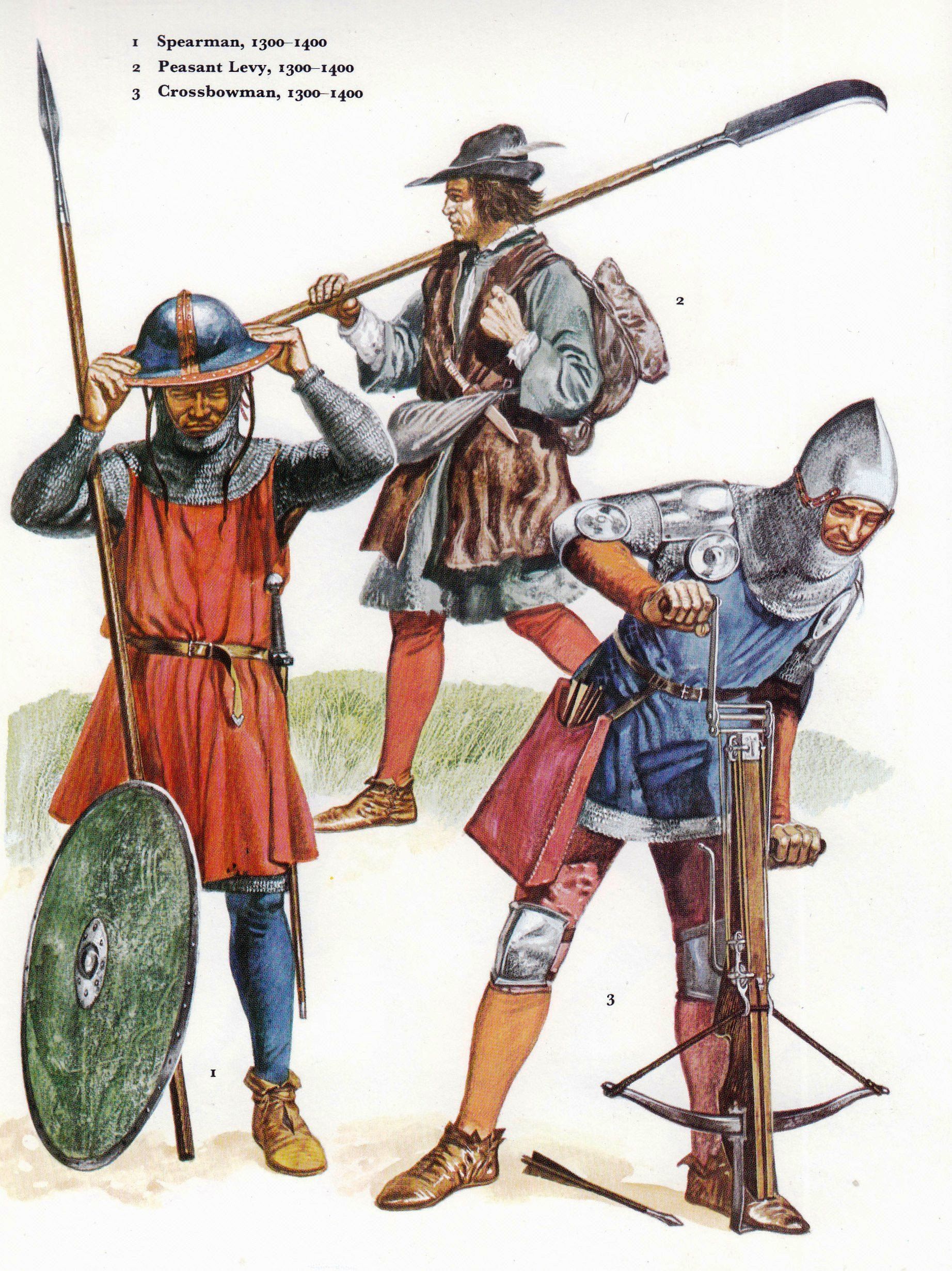 European soldiers of the 14th century r/ArmsandArmor