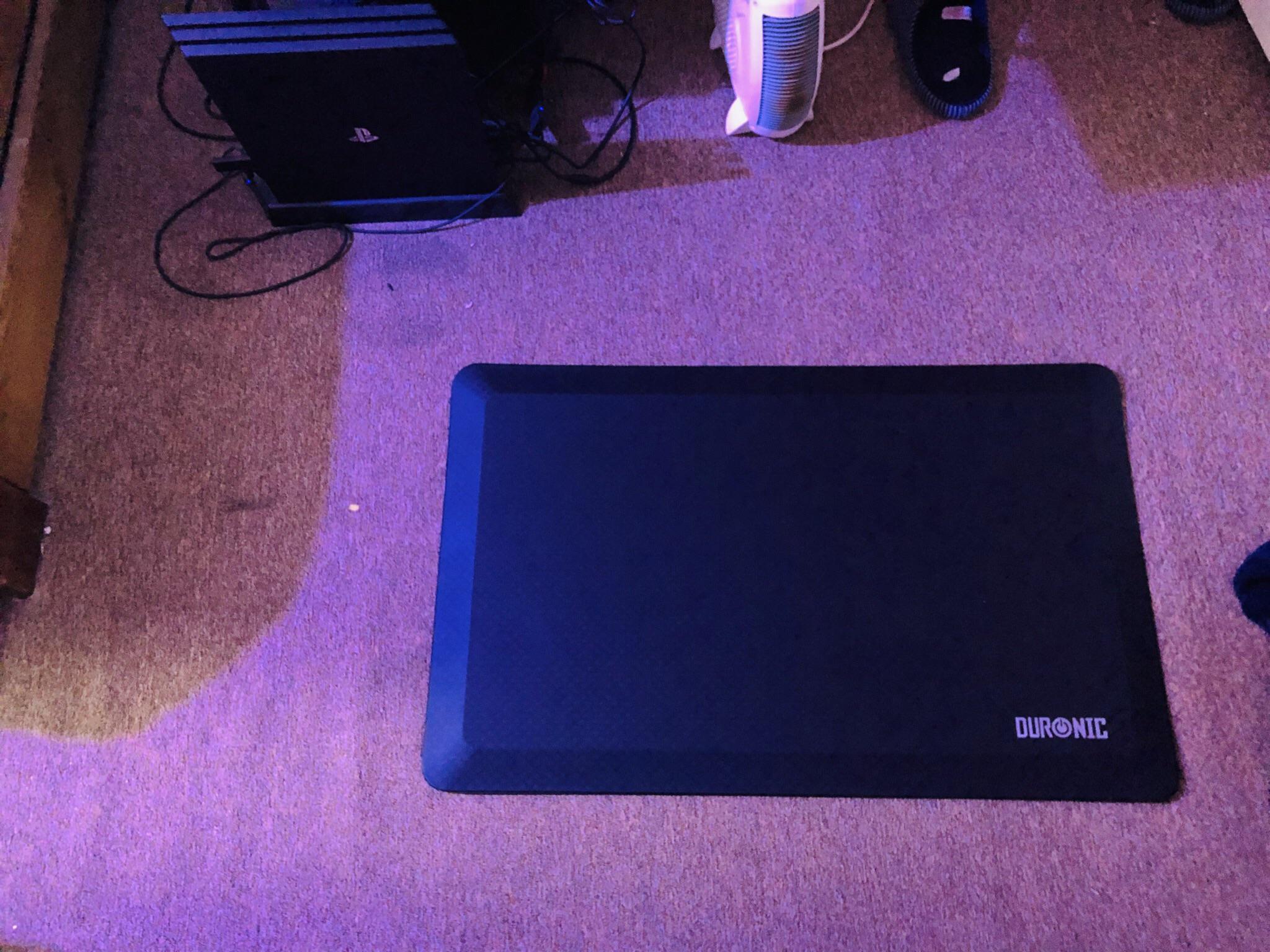 Anti fatigue mat I purchased the other day. This thing has made a