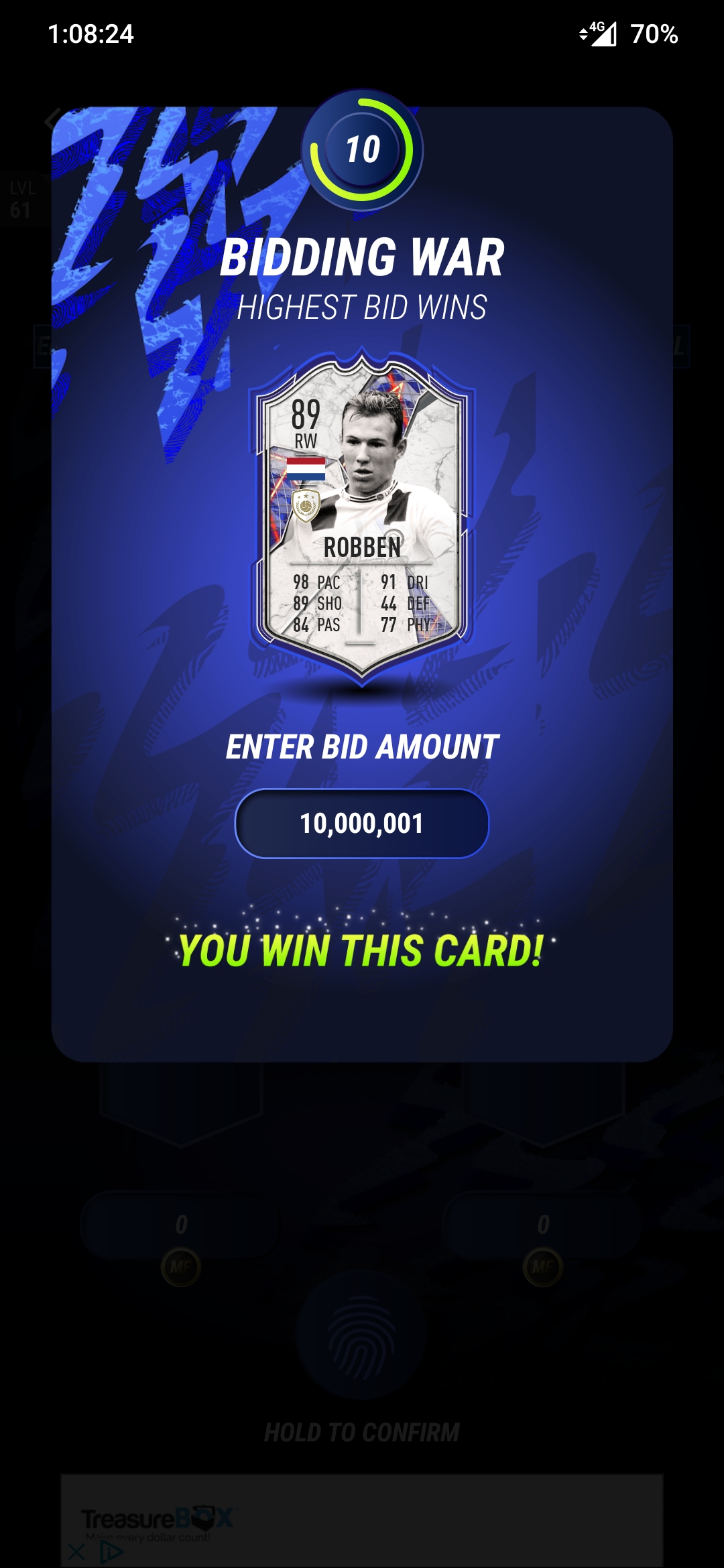 W bidding war? r/MADFUT