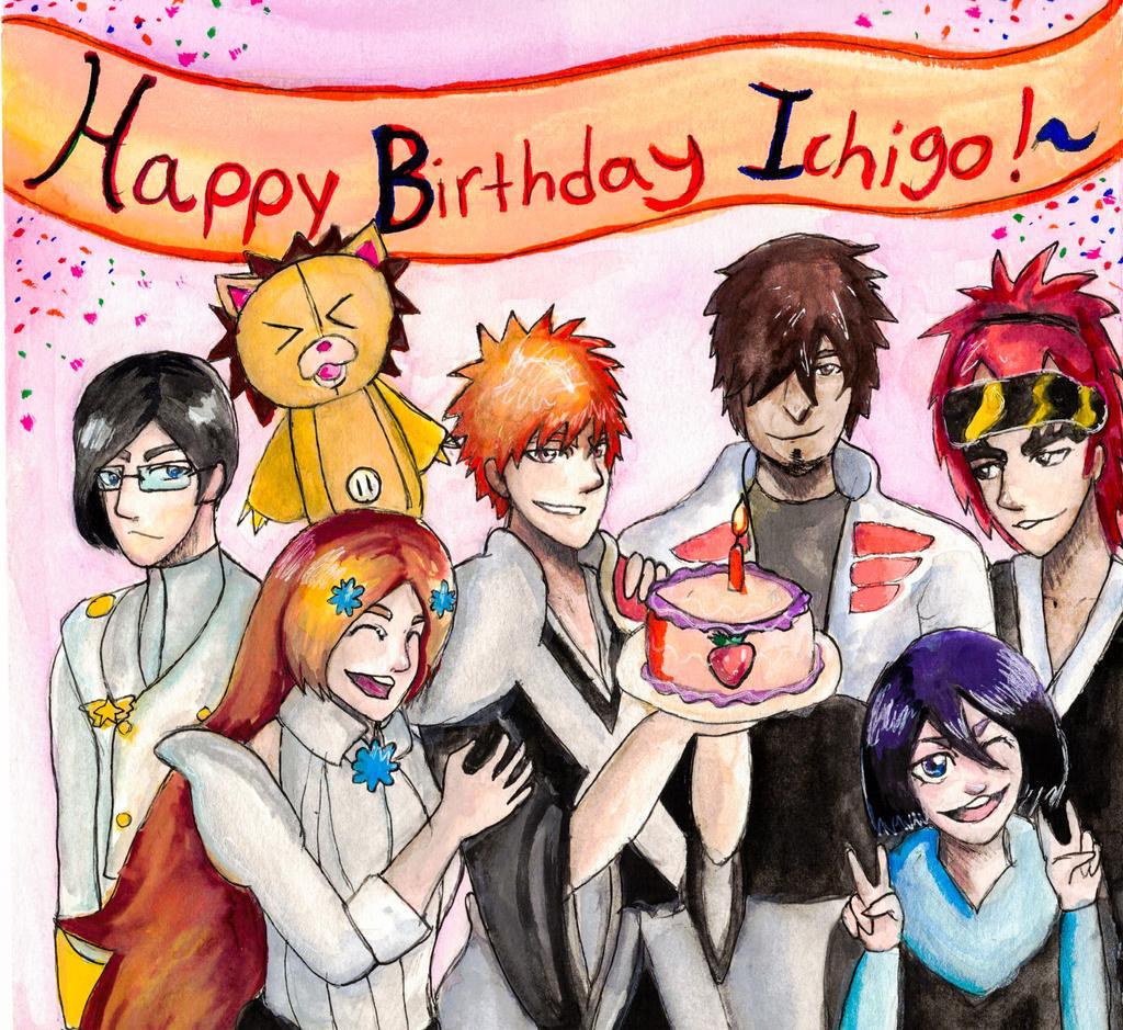Happy Birthday Ichigo Kurosaki r/bleach