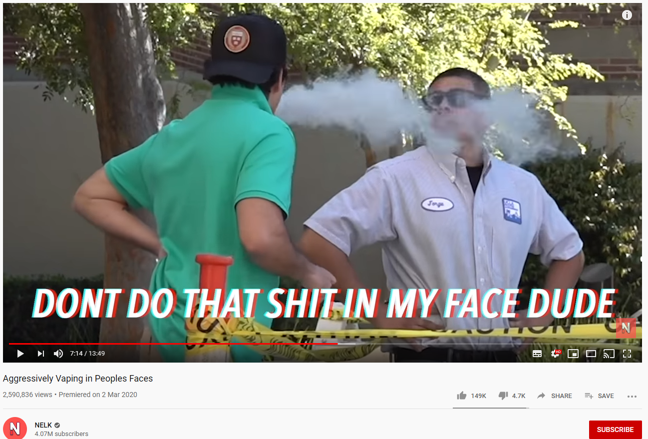 IT'S JUST A PRANK BRO iamatotalpieceofshit