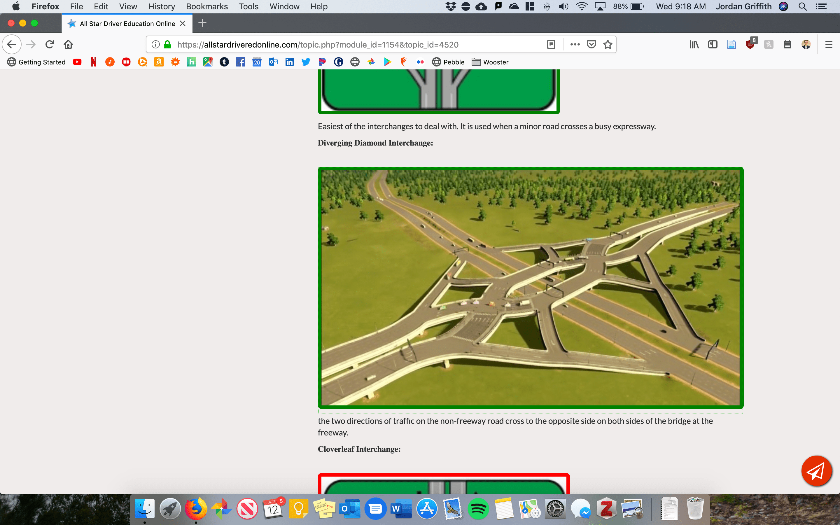 The AllStar online driving course uses a citiesskylines screenshot to