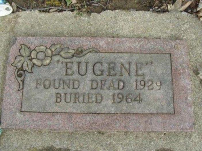 The Grave of “Eugene” r/oddlyterrifying