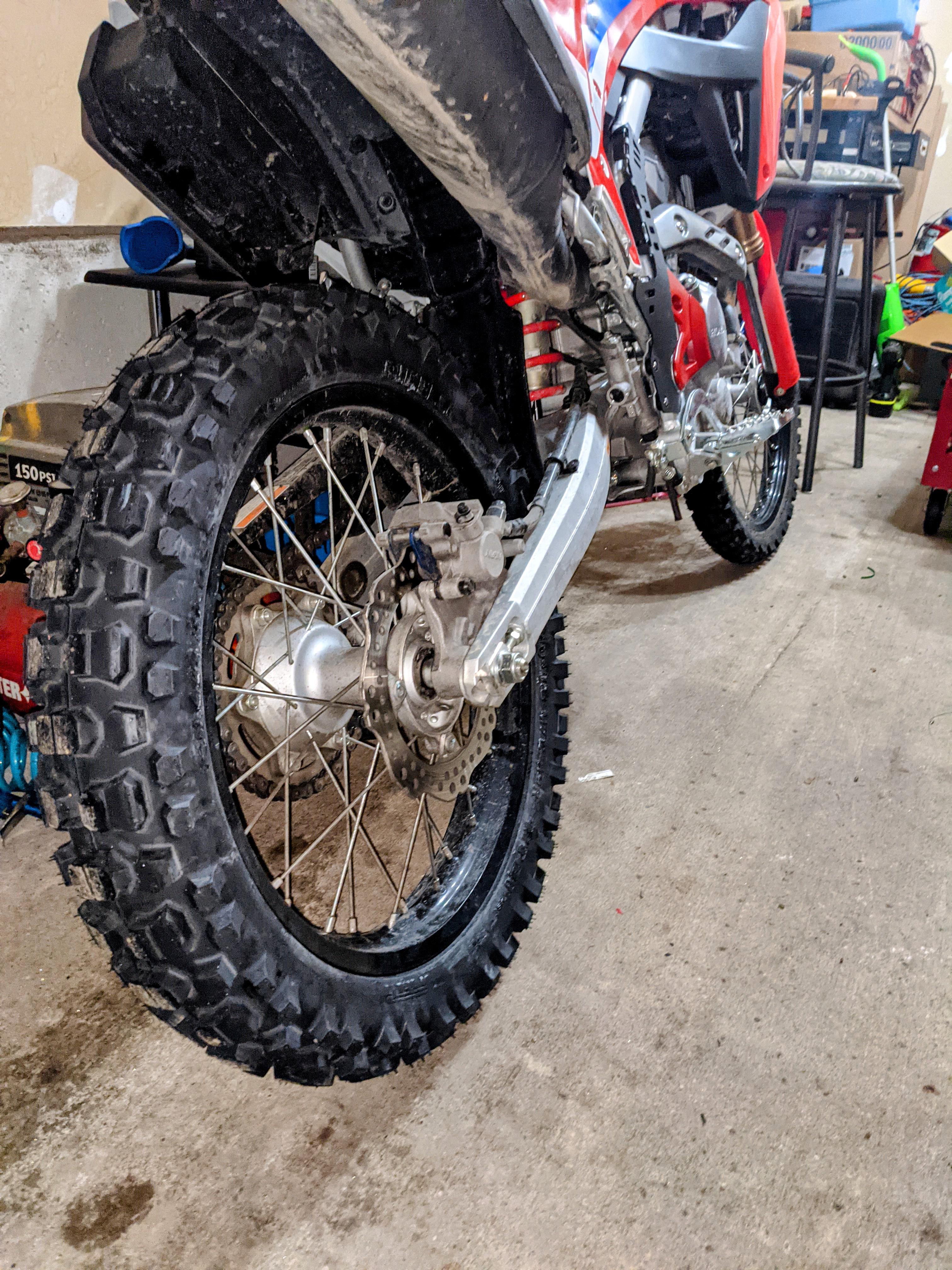 Just installed a MT21 Perelli Rallycross rear tire. Hitting some mud