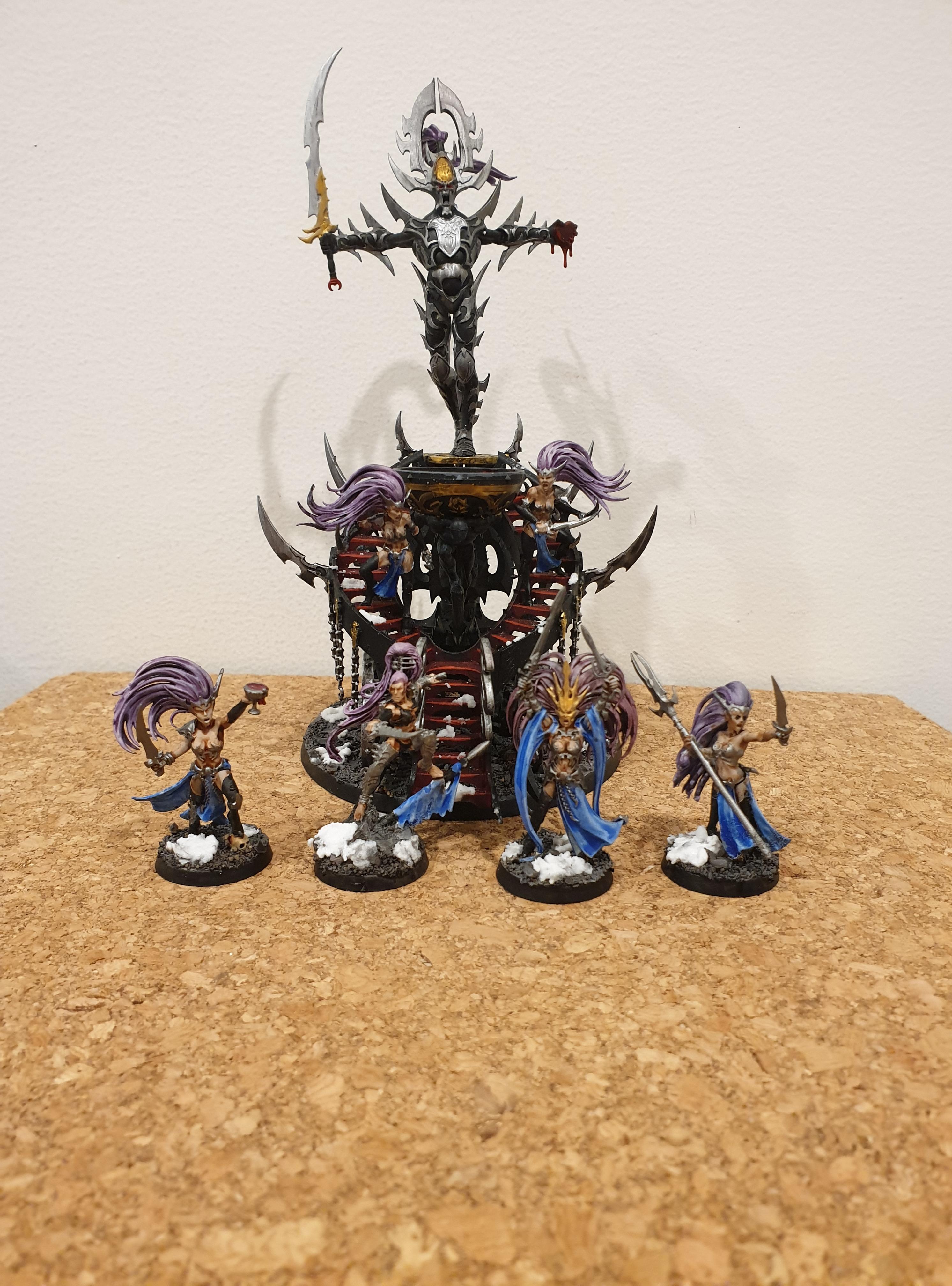 Slaughter Queen and her hags, trying to paint better