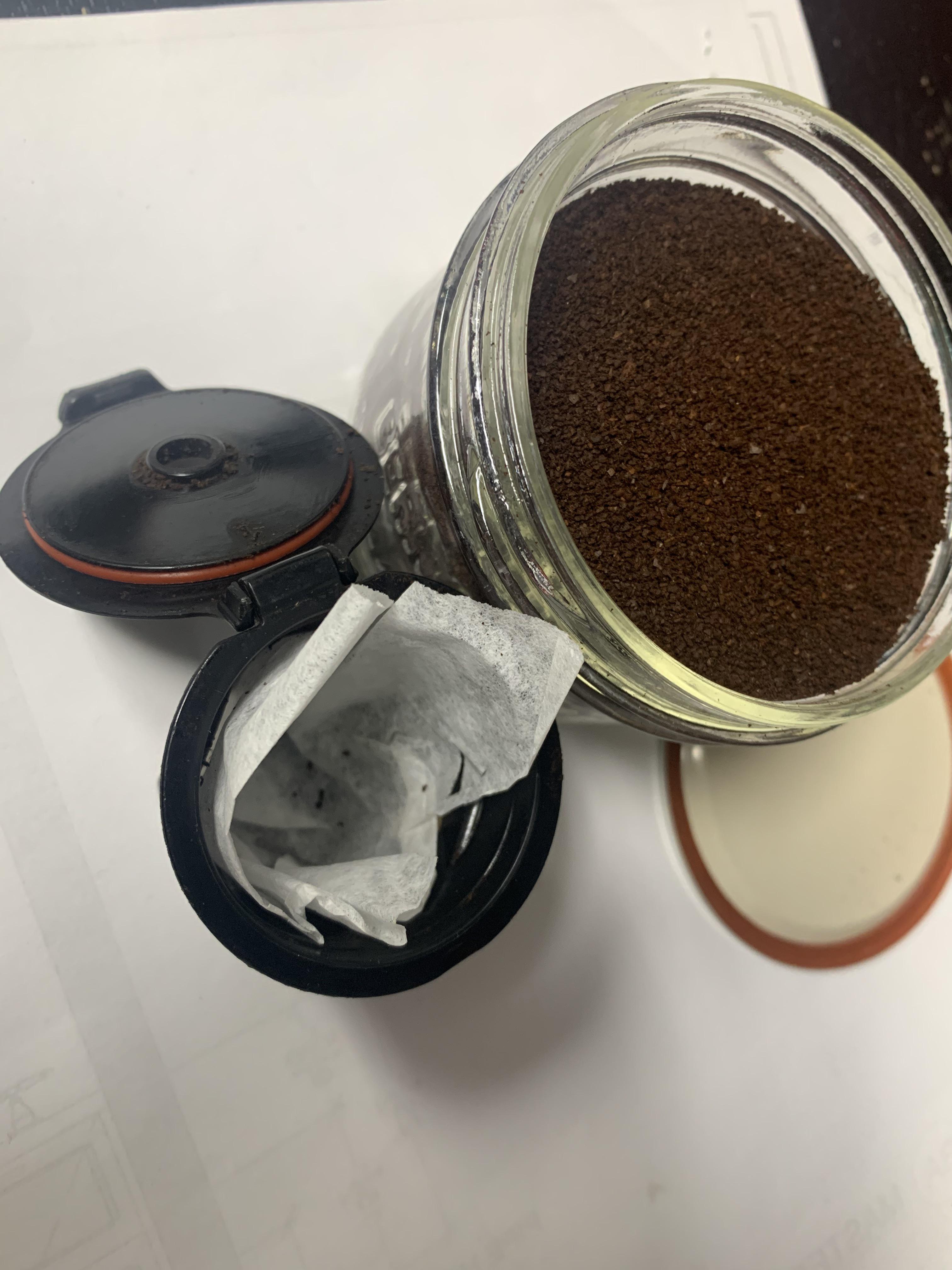 Keurig Reusable Pod... add coffee filter r/Frugal