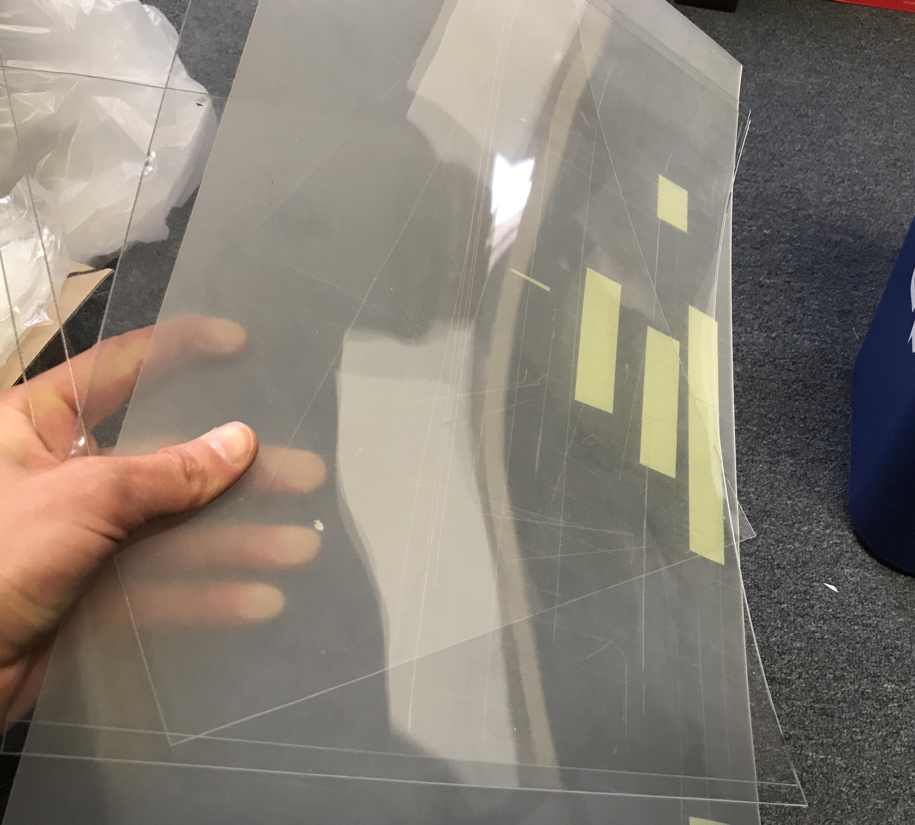 Do any recycling centers take semirigid, plastic sheets such as these