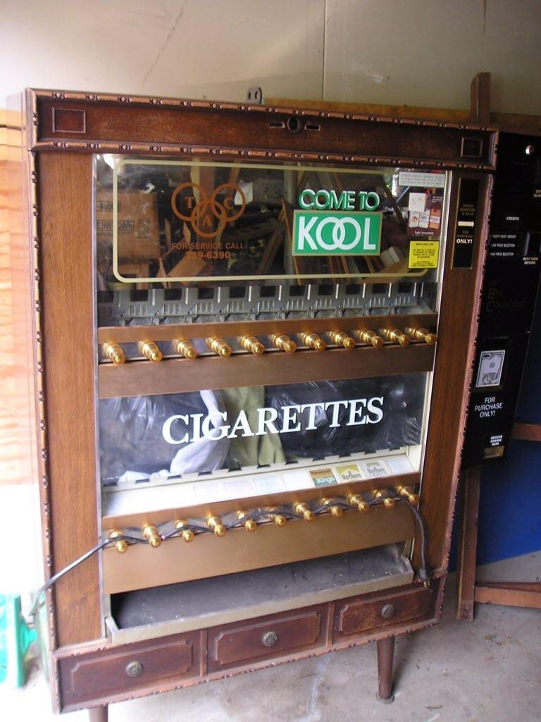 Tavern Cigarette Vending Machines r/nostalgia