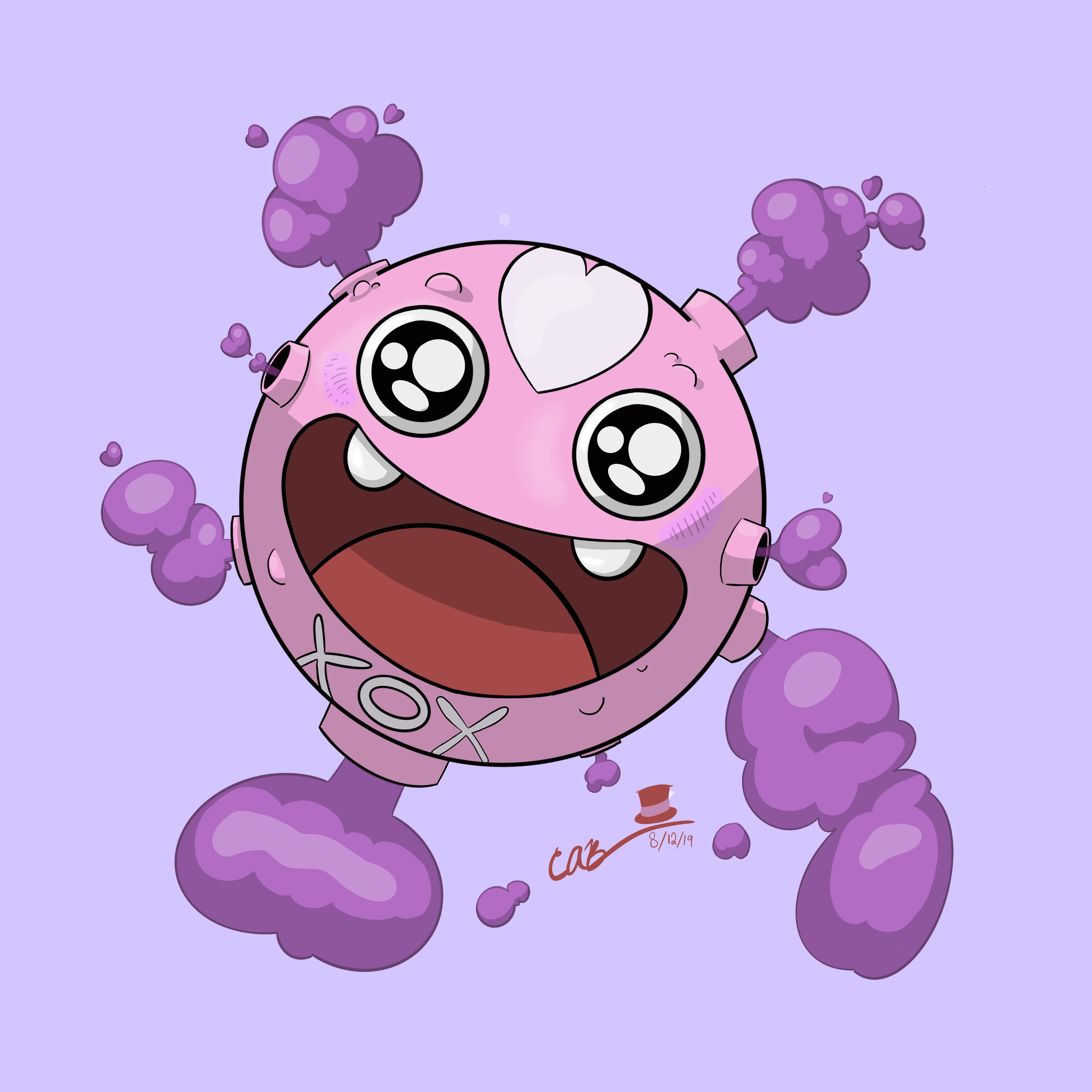The time seems right to post this A Poison/Fairy Koffing! r/pokemon