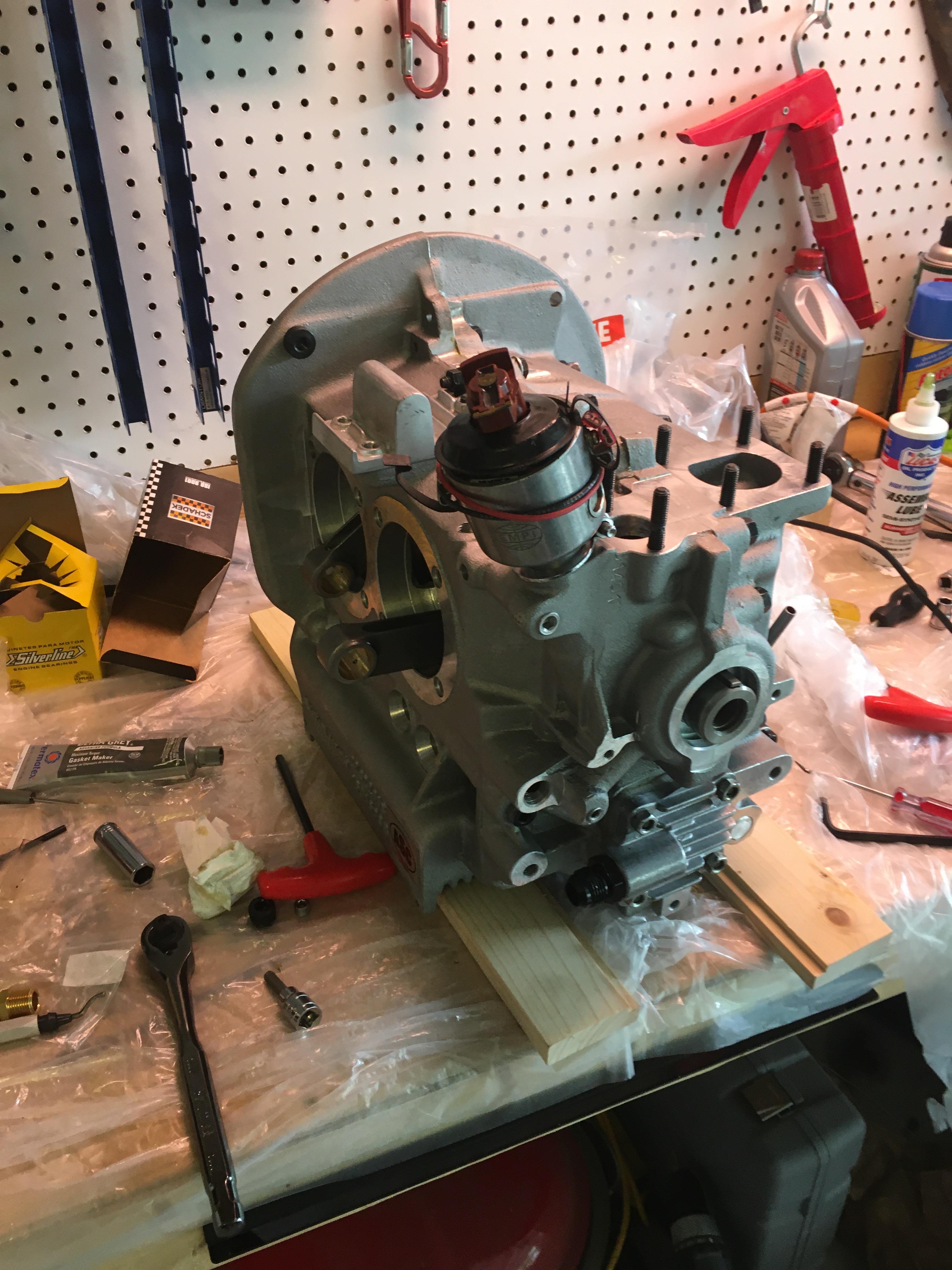 Case now together. Deck height measurements start today along with