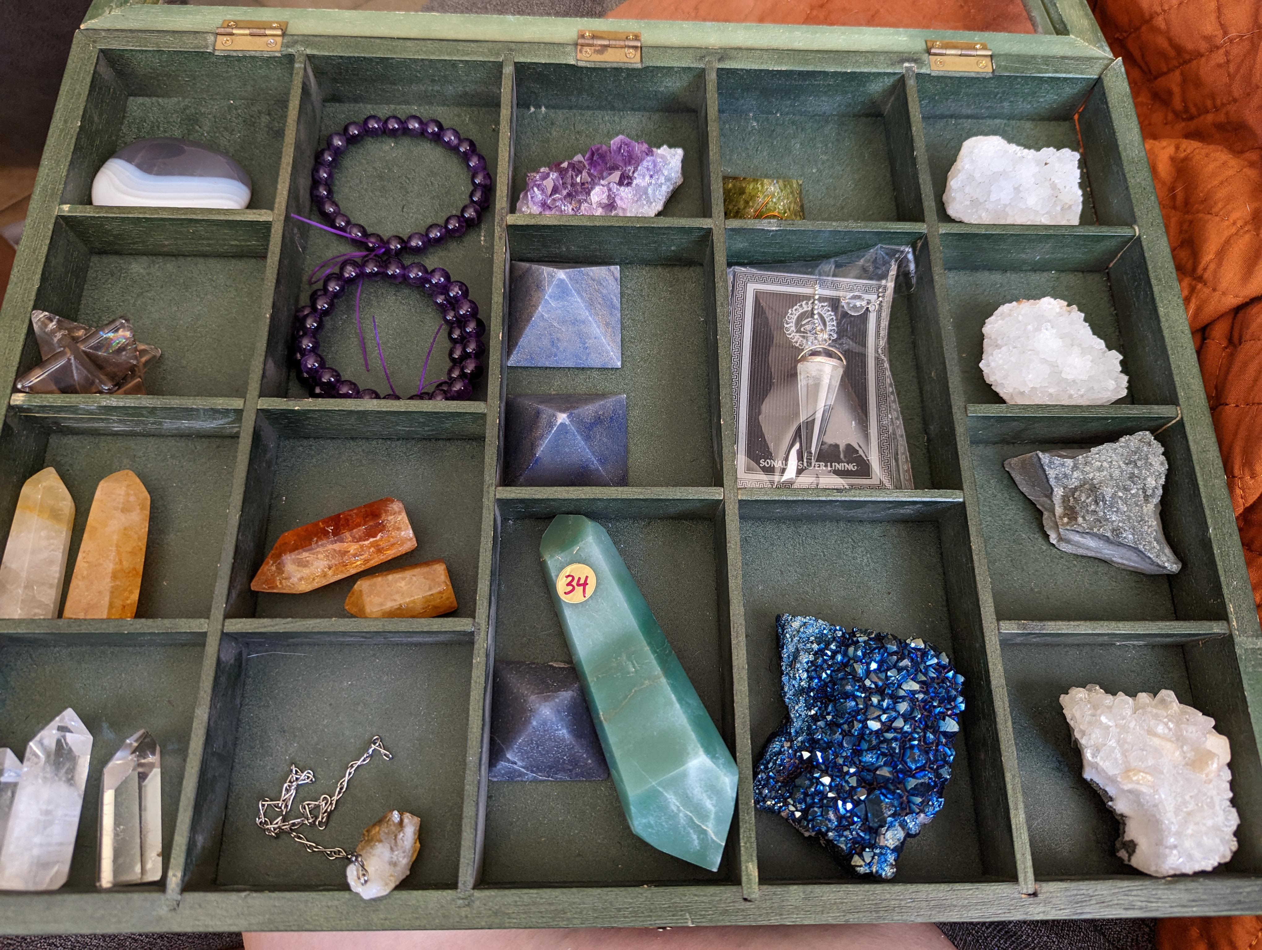 today's thrift store find 12 r/Crystals