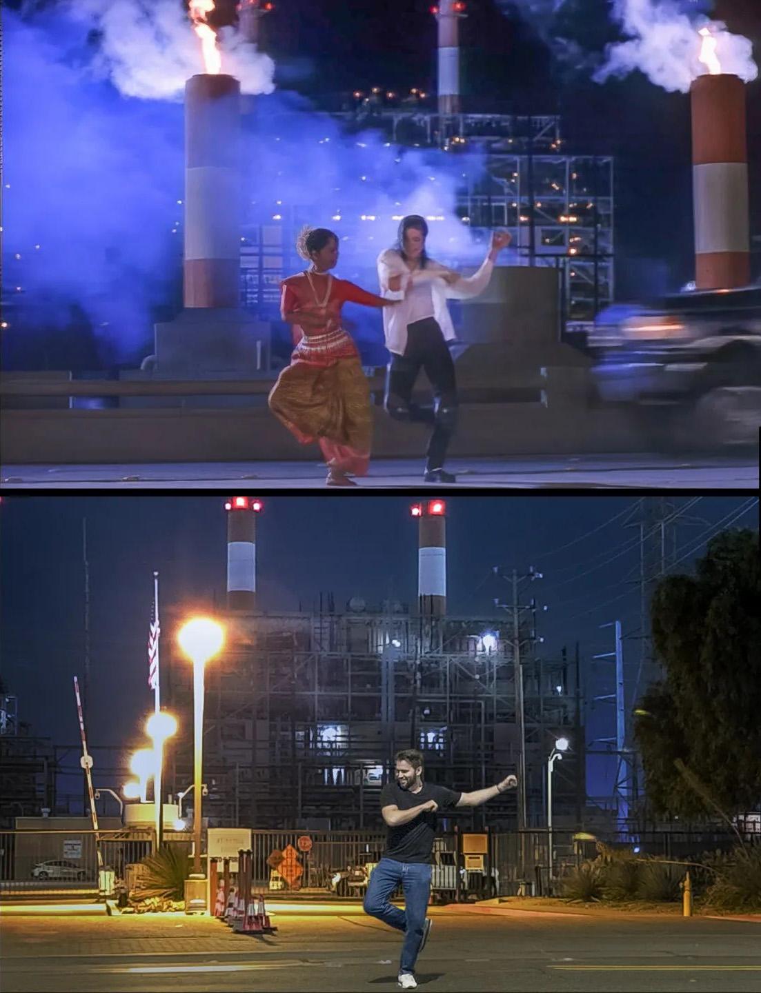 I revisited film location from Michael Jackson's "Black or White" music