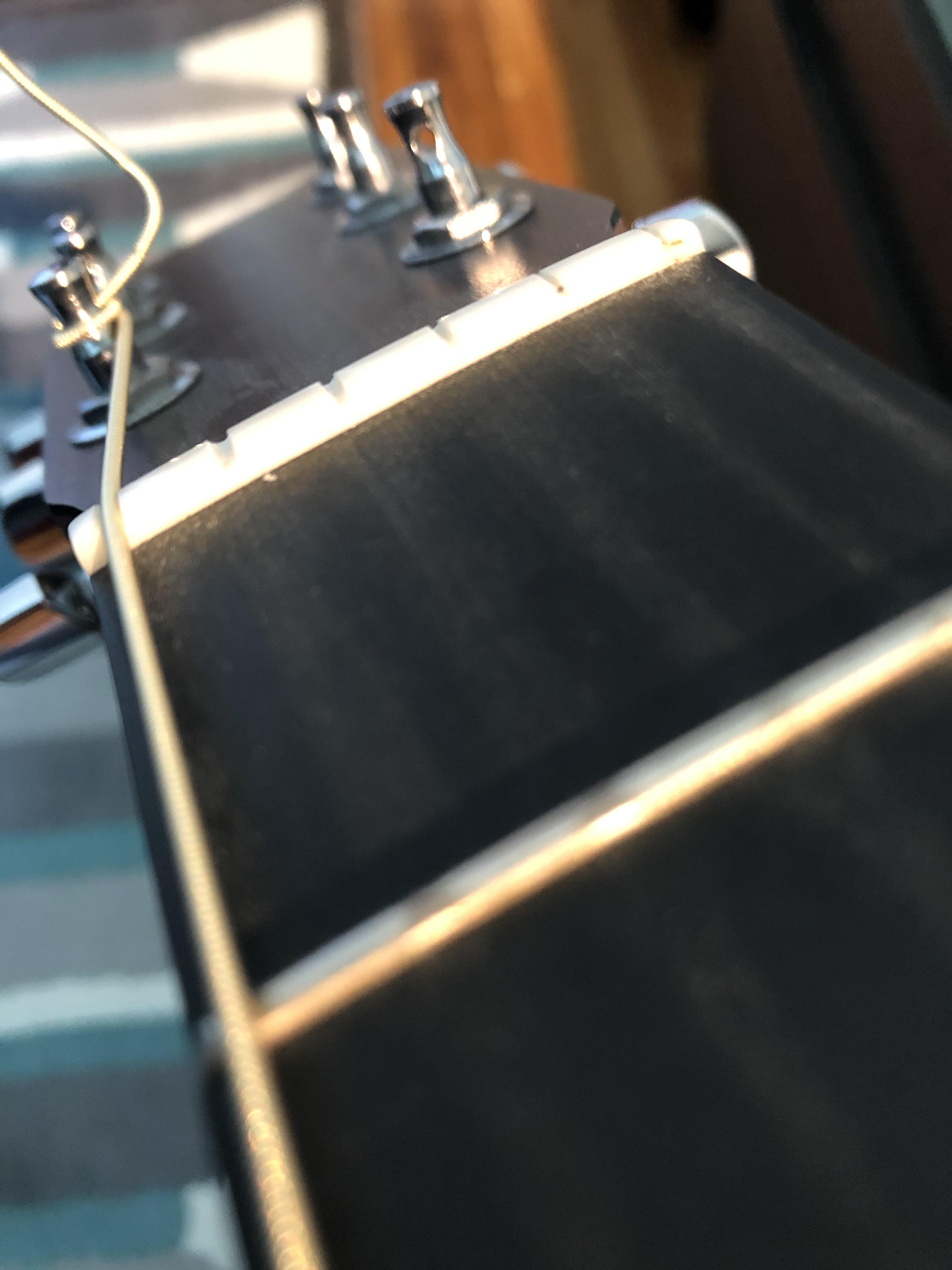 the residue left by my old guitar strings. that’s not dust r