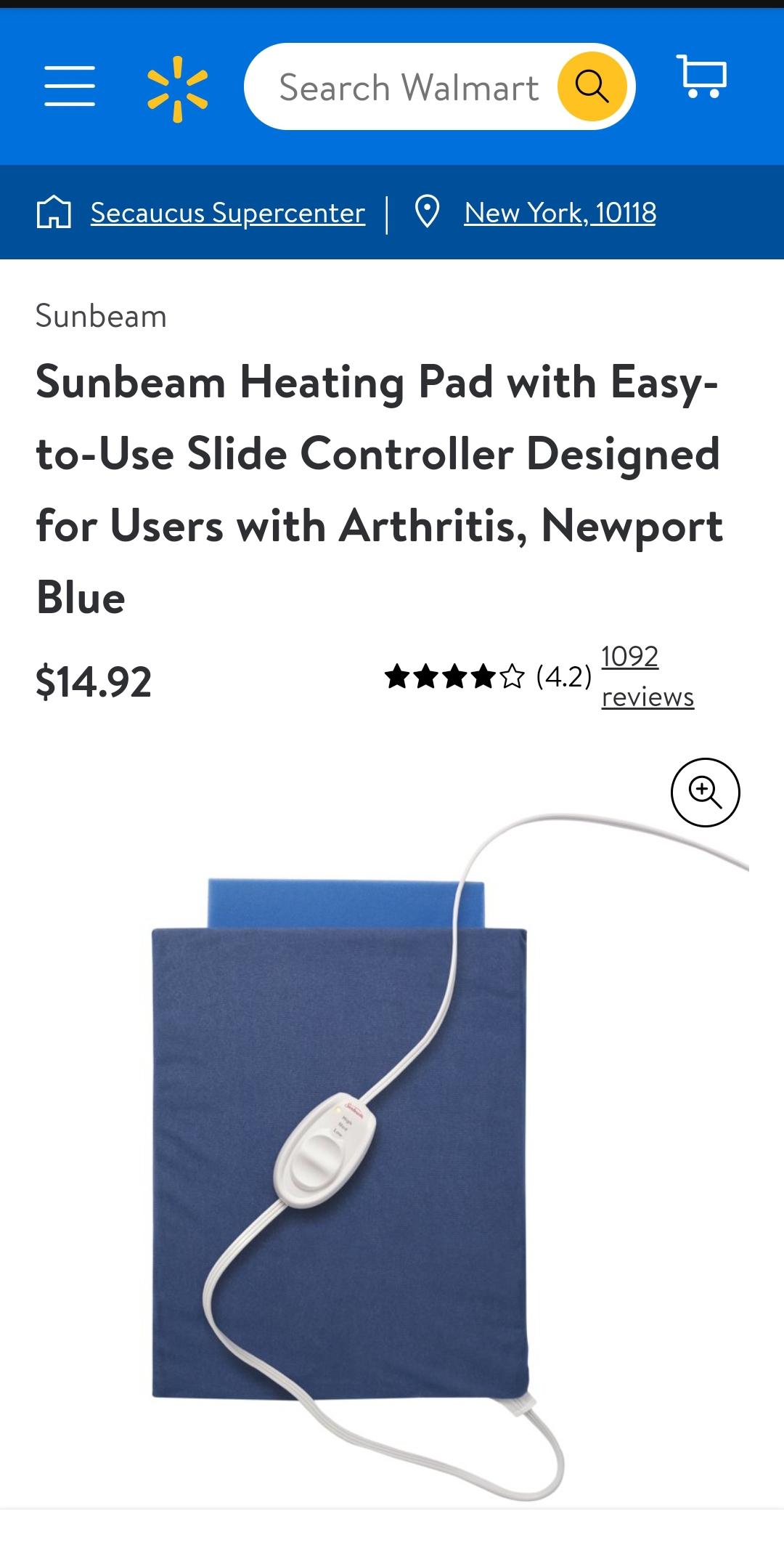 Pain relief anyone know where to find a heating pad like this in