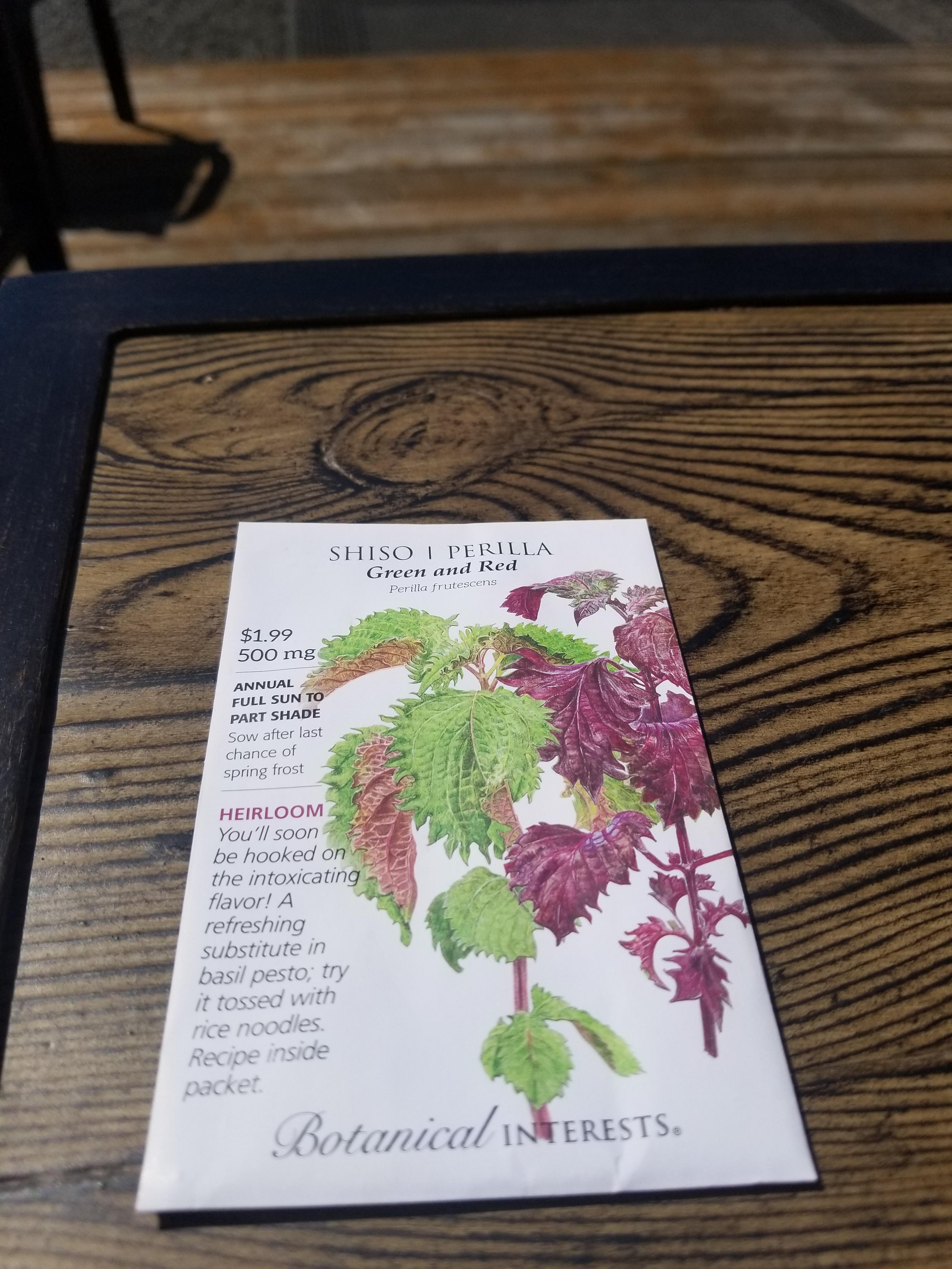 I was just in Japan, they use this herb in different ways. Any ideas