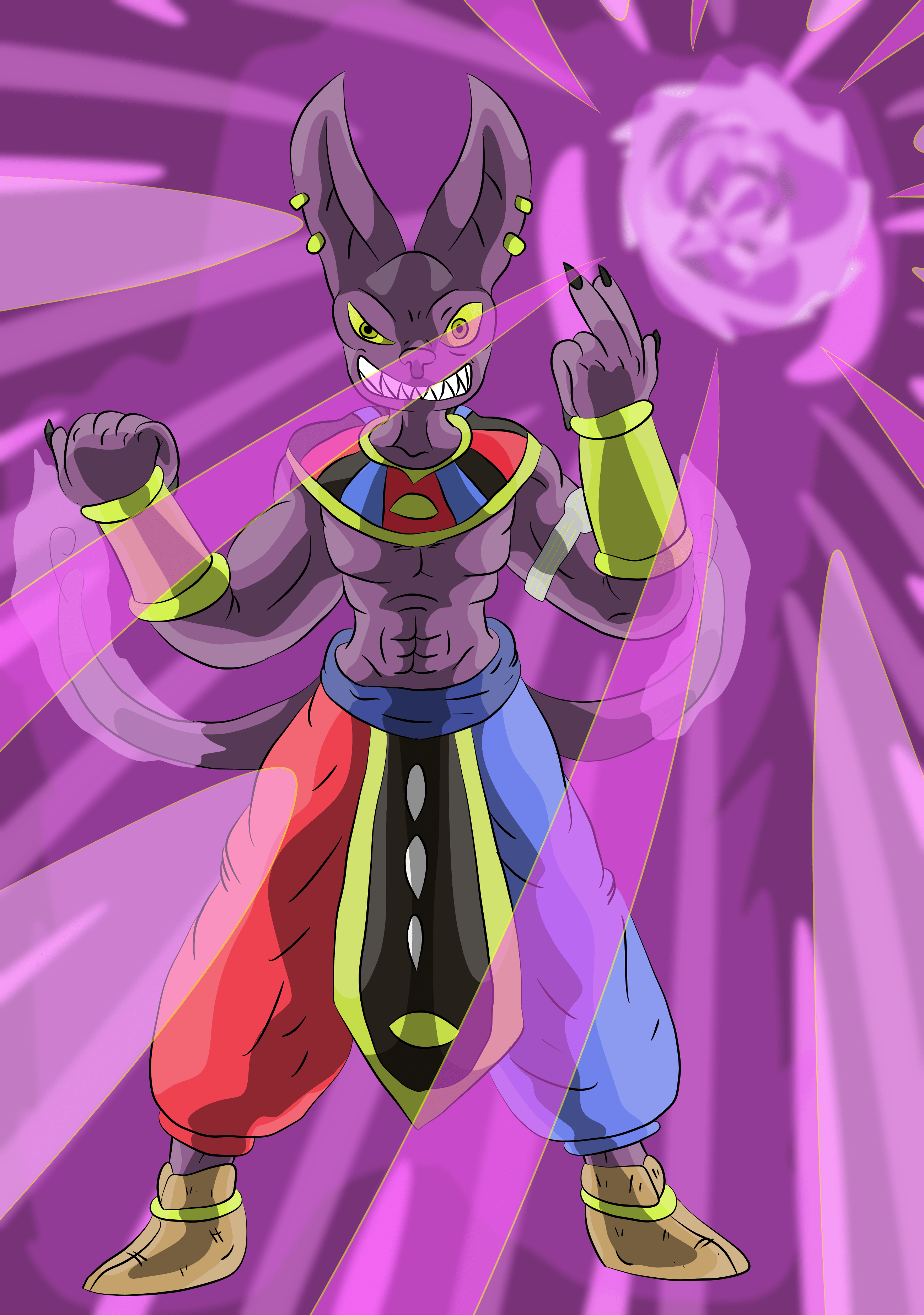 Dbz God Of Destruction Oc canvasside