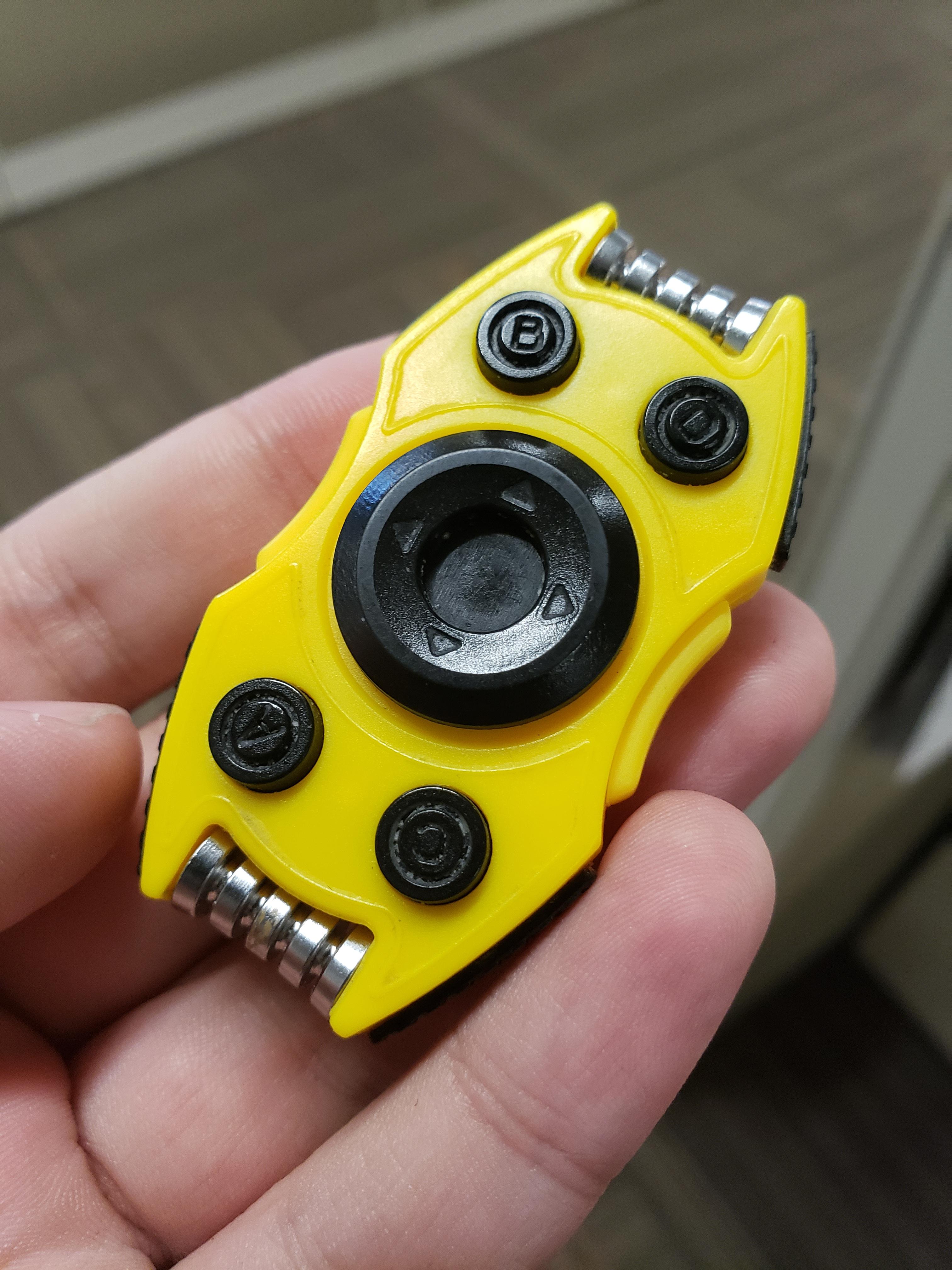 HMF this specific fidget spinner. Came in a box that said something