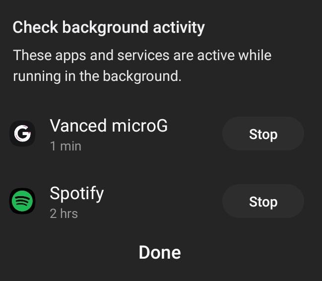 how do i get rid of Vanced microG running in the background even tho I