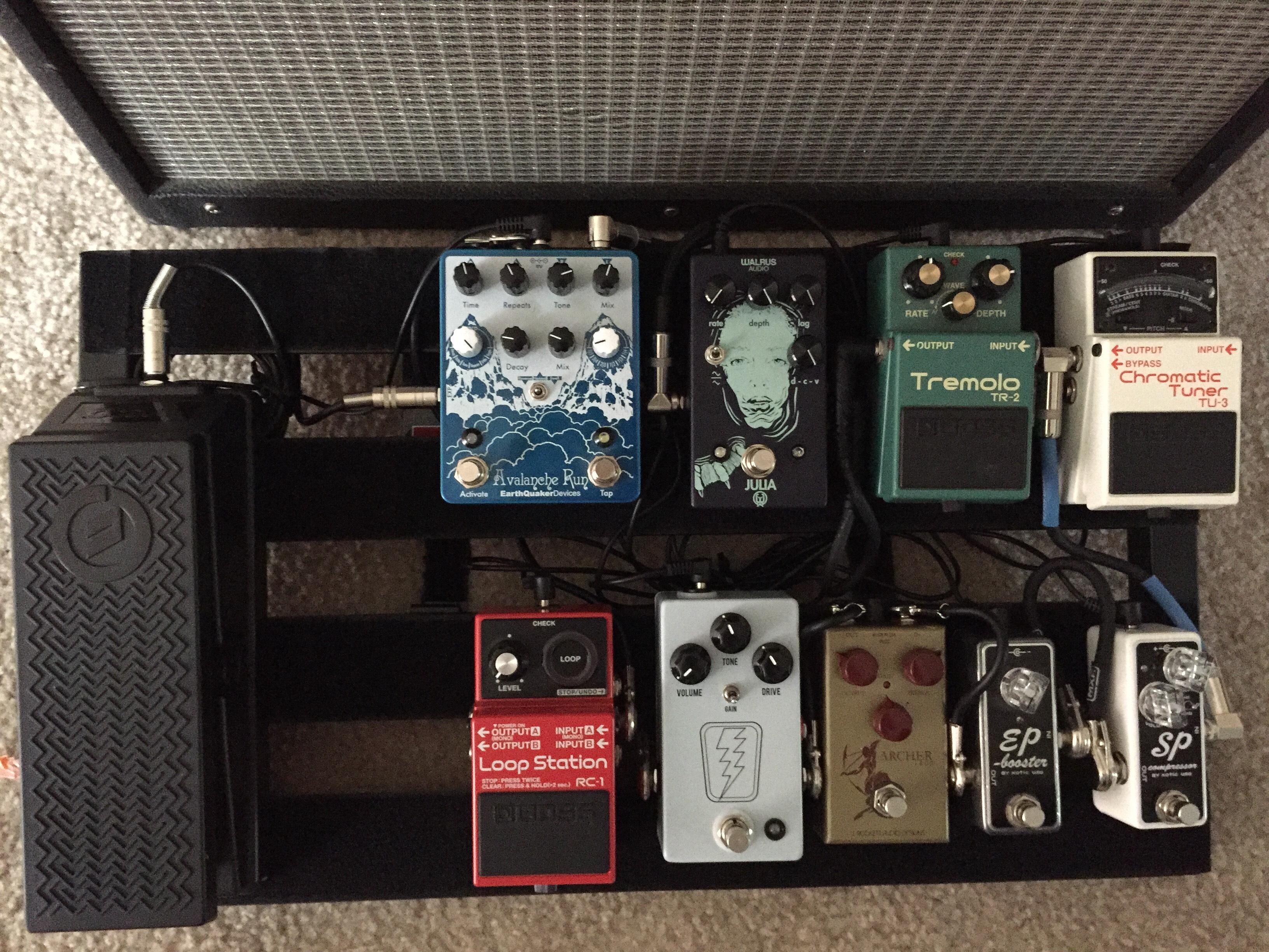 My new Pedaltrain Classic1 r/guitarpedals