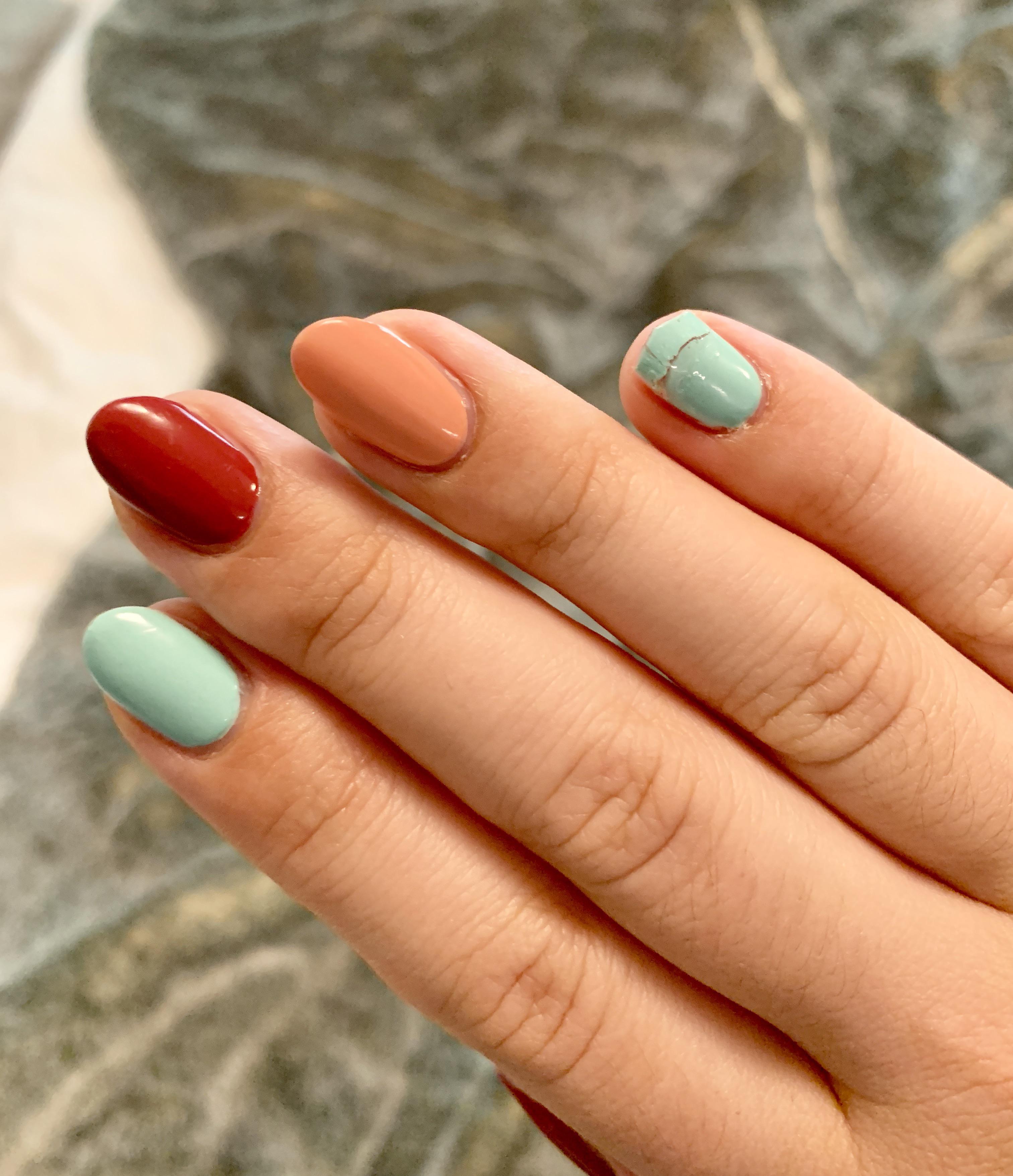 RIP to my little nail that broke off so high it was