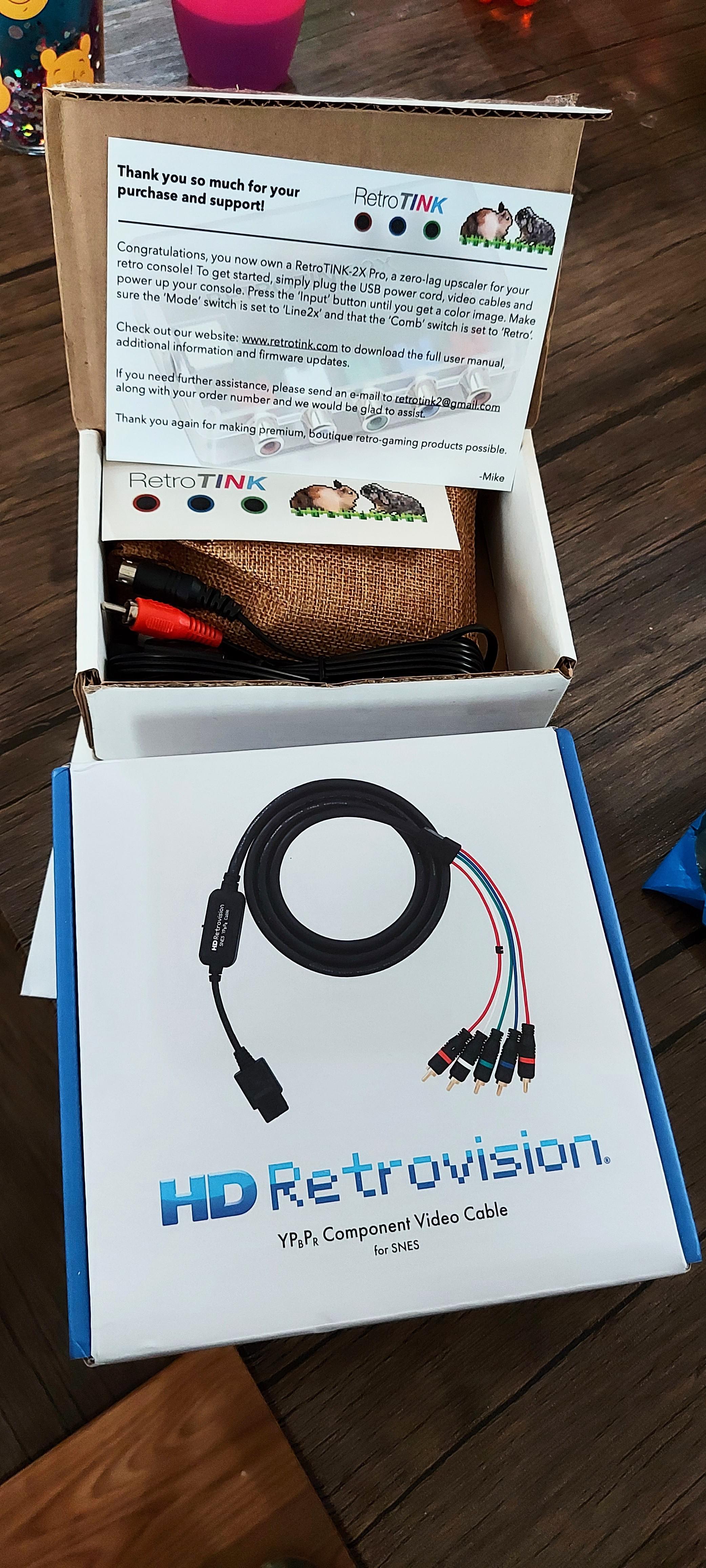RetroTink Pro 2X was just delivered and to my spirits my HDRetrovision