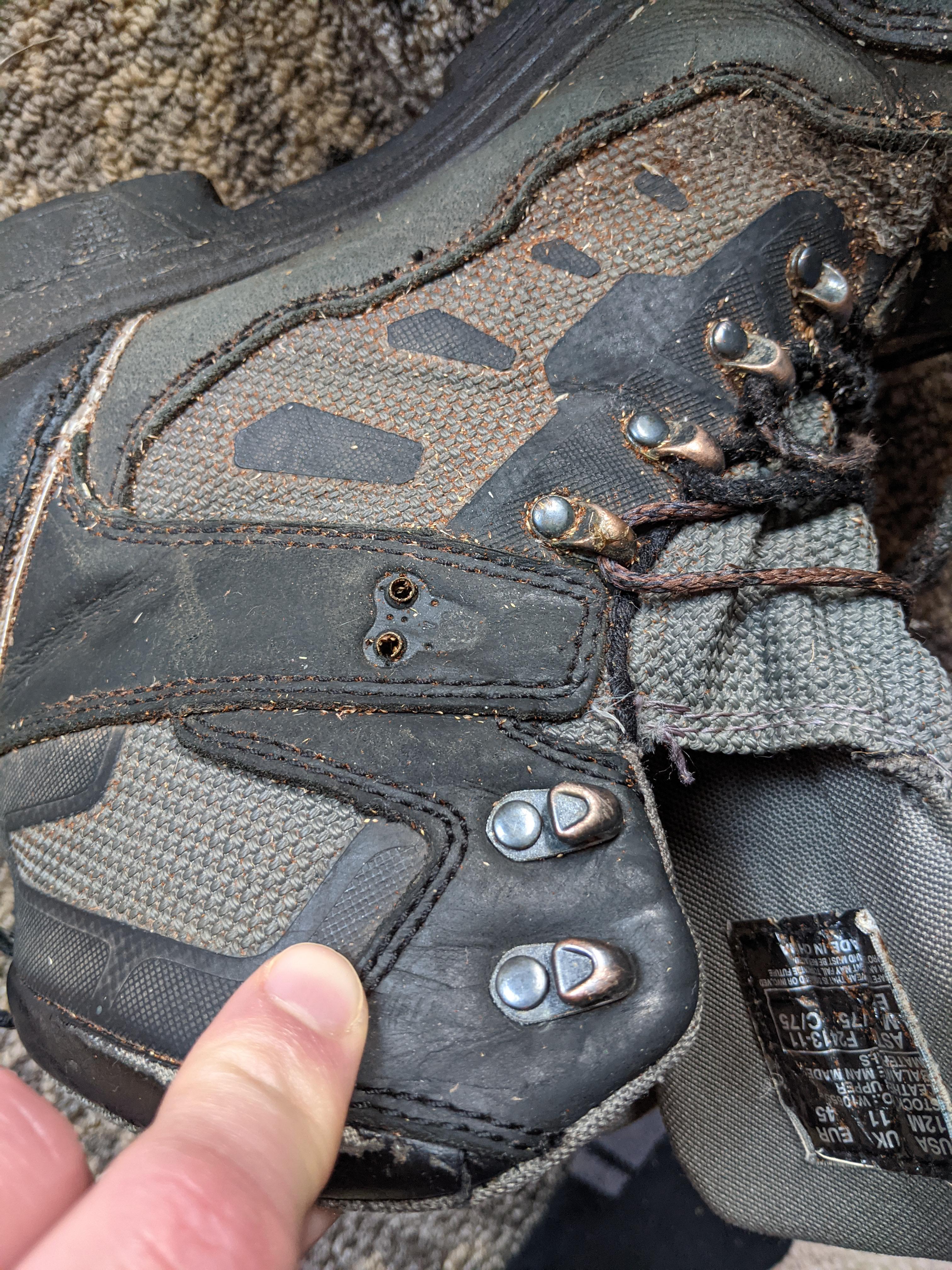 Hiking Boot Repair DIY ideas? r/hiking