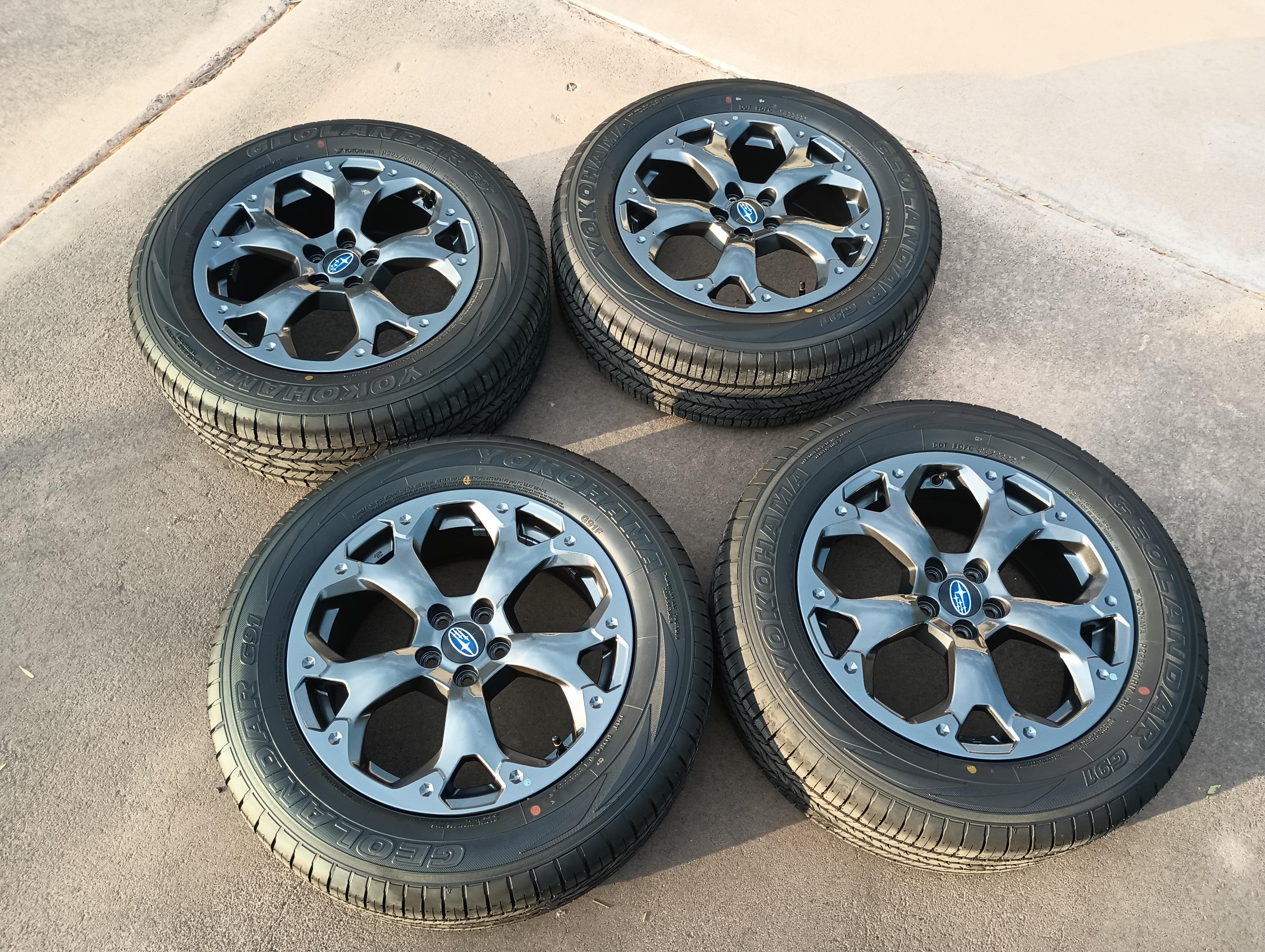 For Sale New 2023 Sport Wheels Tires, TPMS, wheel locks complete