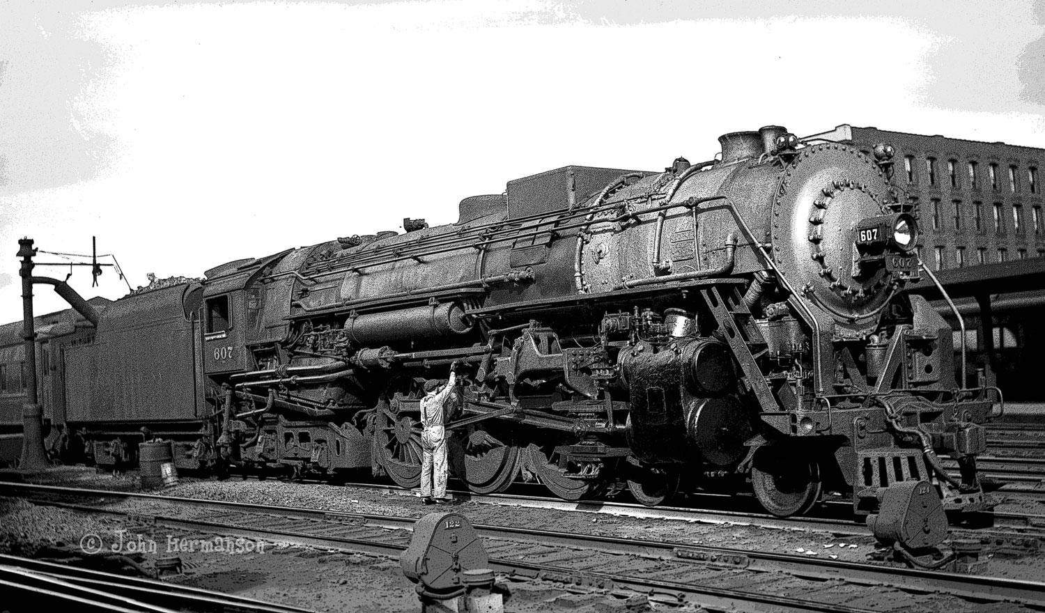 B&A 607, 464 r/TrainPorn