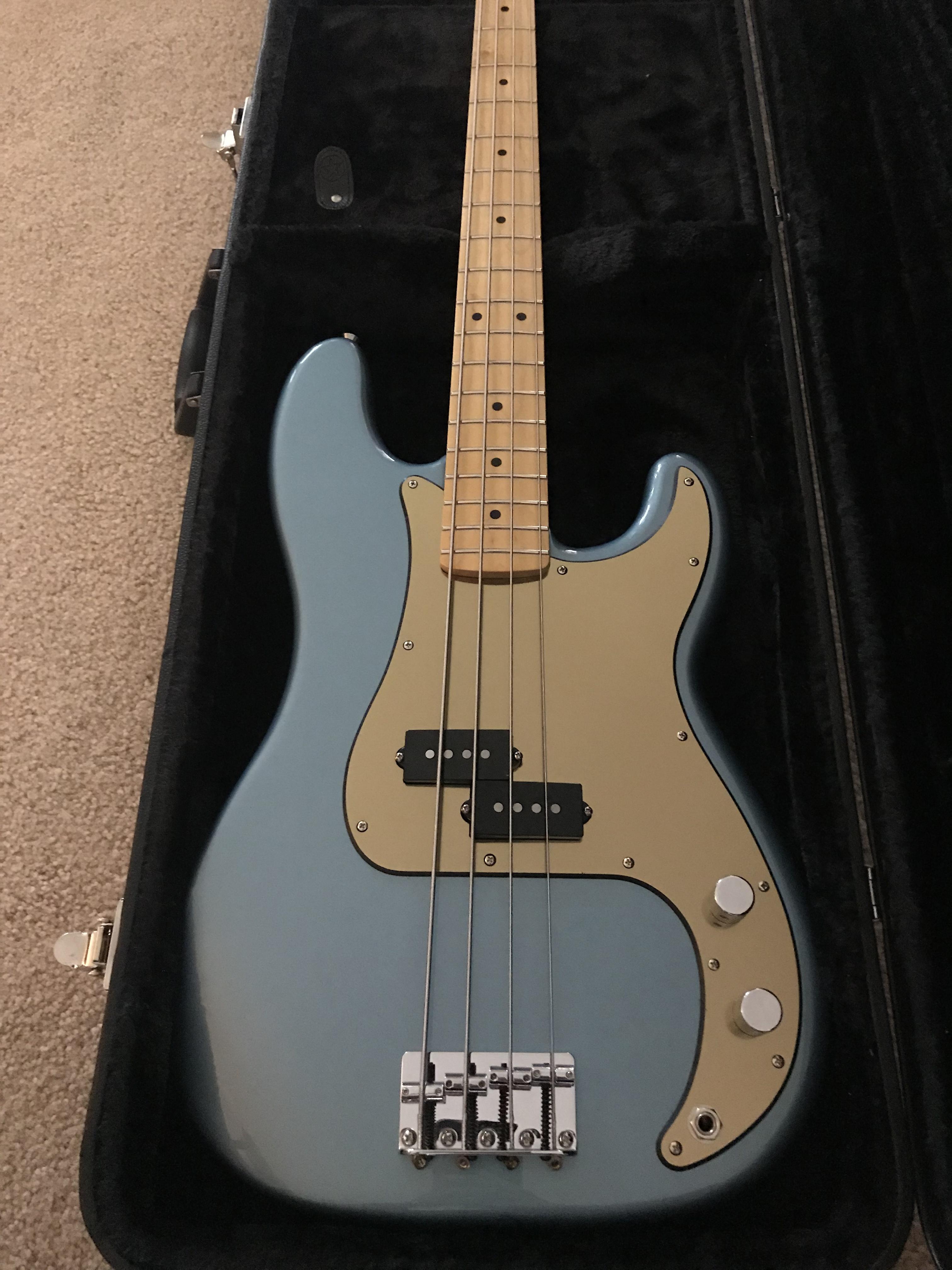 NBD! Fender Player Series P Bass. Swapped out the stock white pickguard