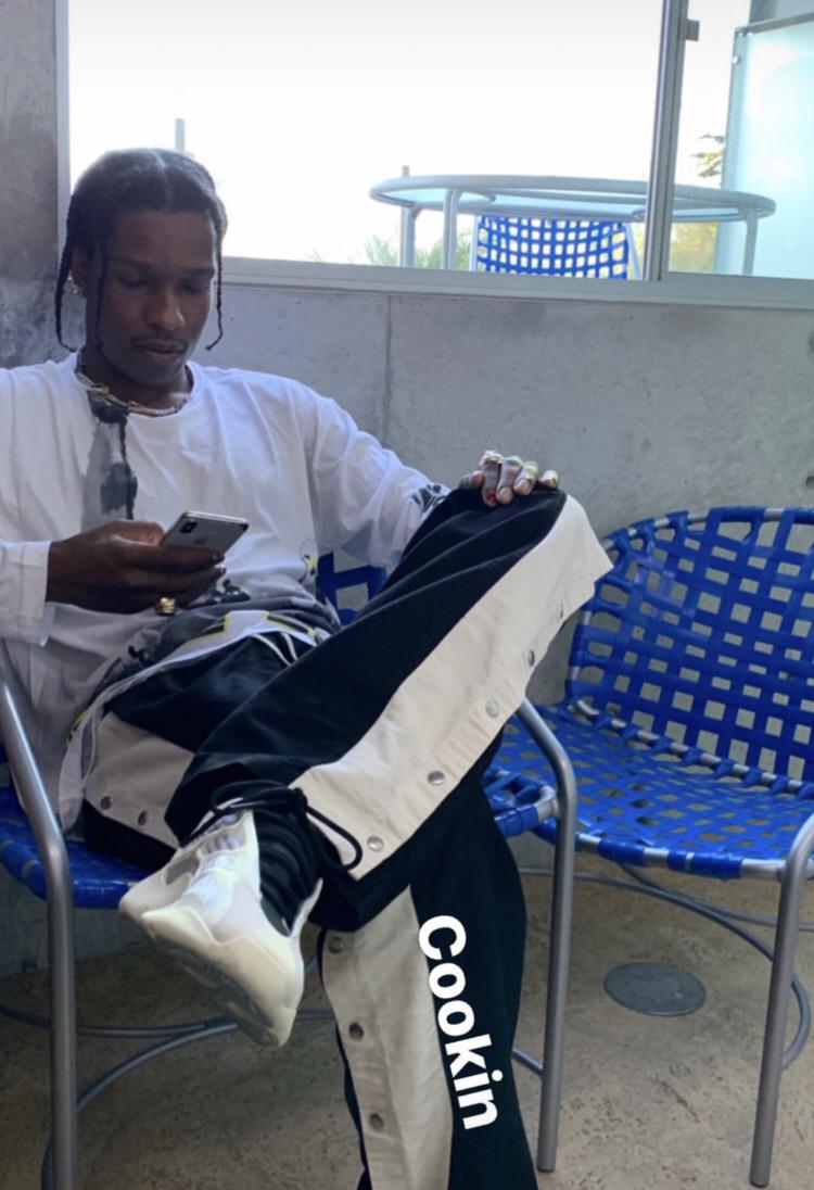 AAP Rocky in Yeezy Basketball Shoes r/asaprocky