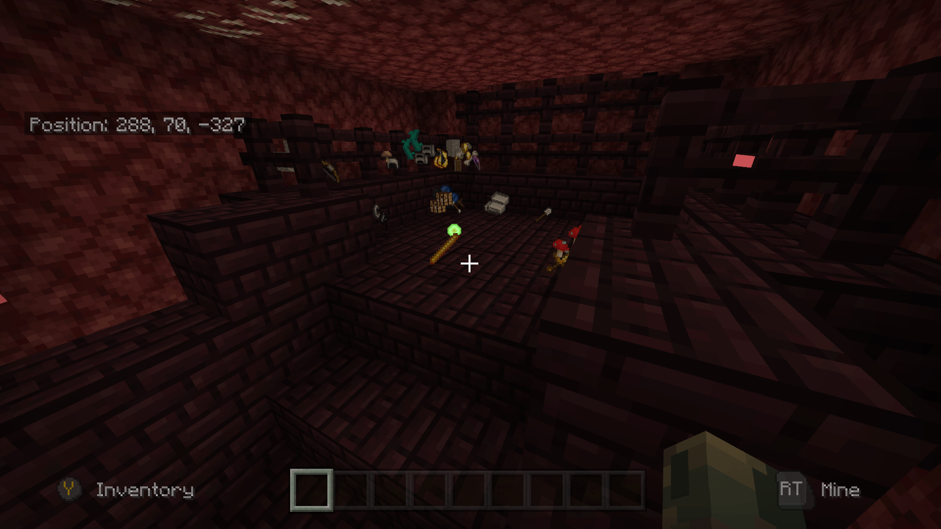 died in "hardcore" world (not really cause bedrock) due to strange