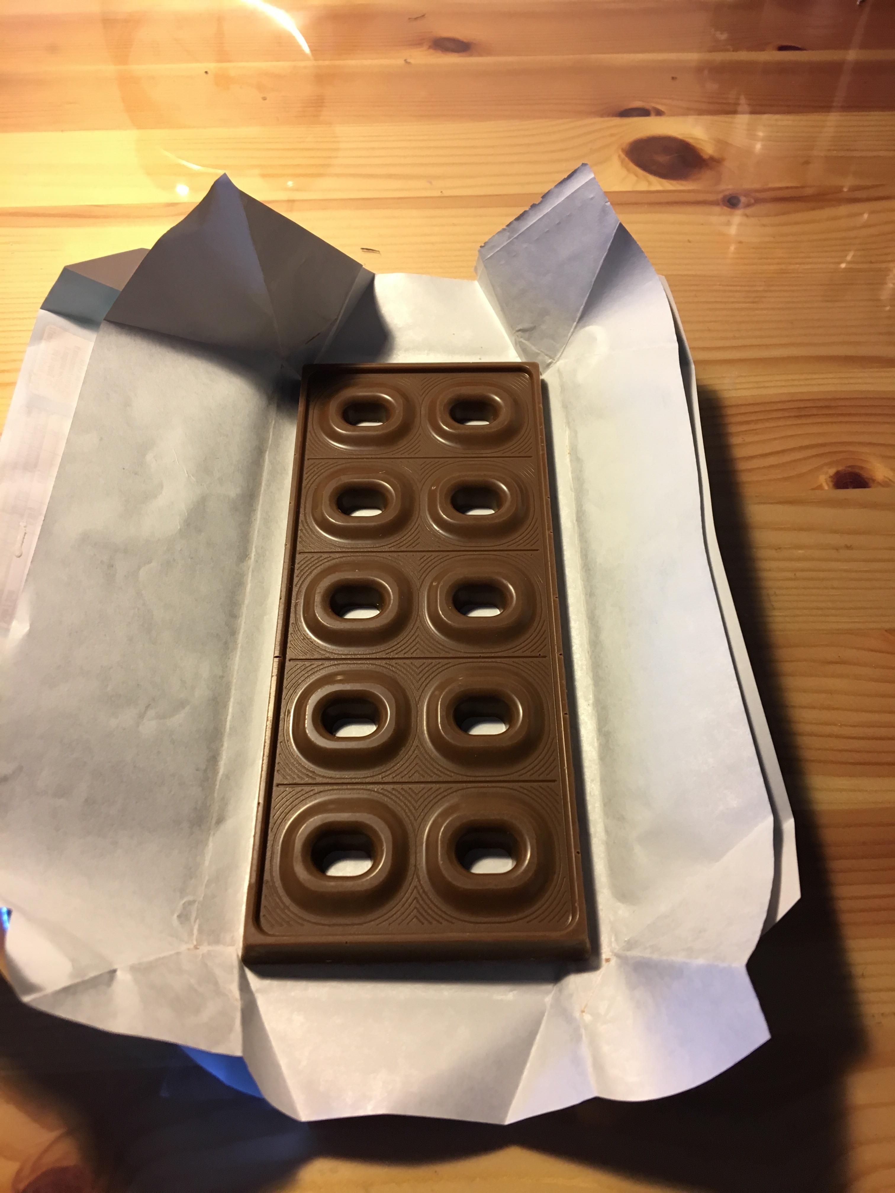 Nice holes. r/chocolate