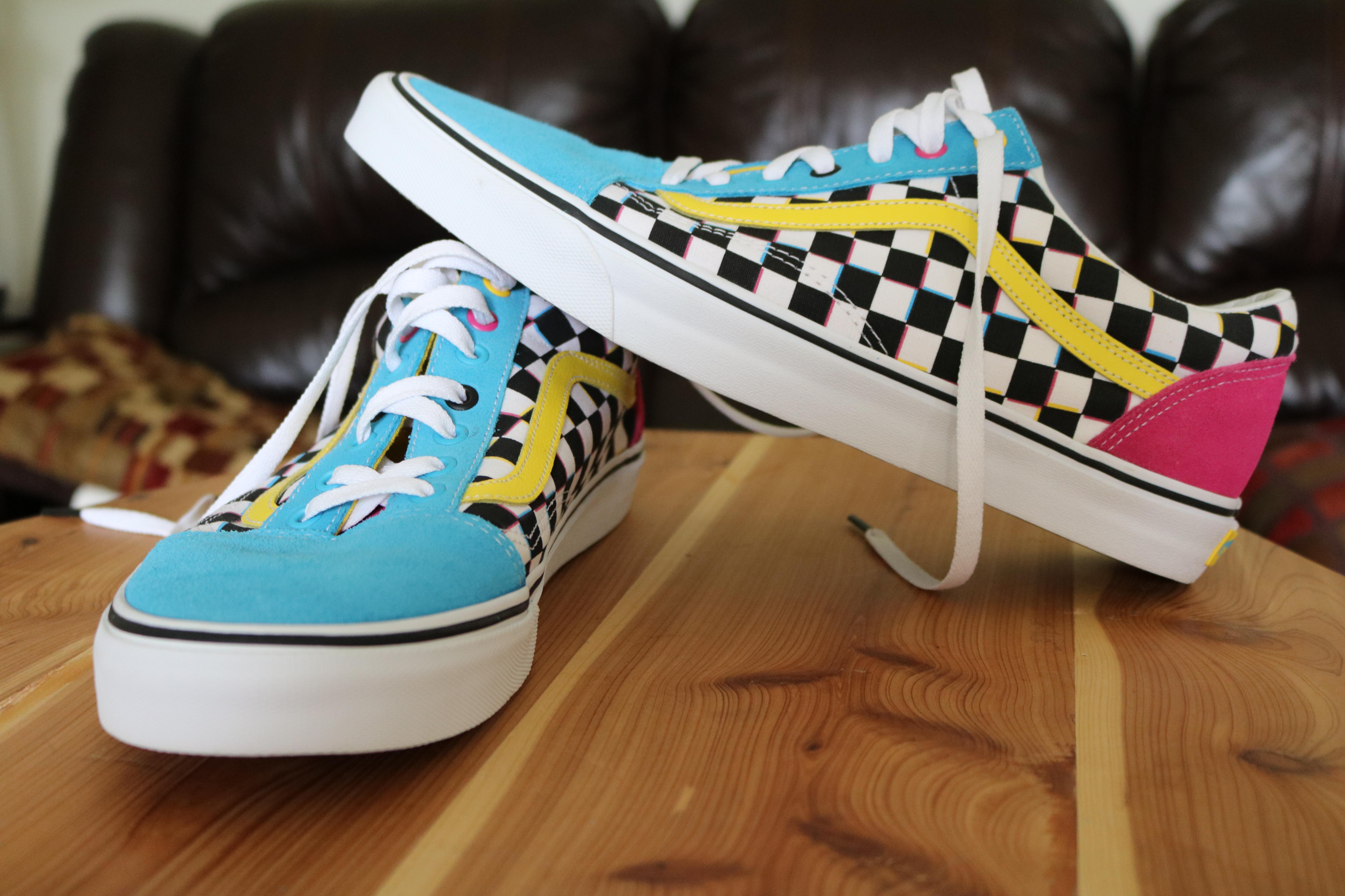Journeys Exclusive Heat!! (Vans OldSkool Crazy Check CMYK) r/Sneakers
