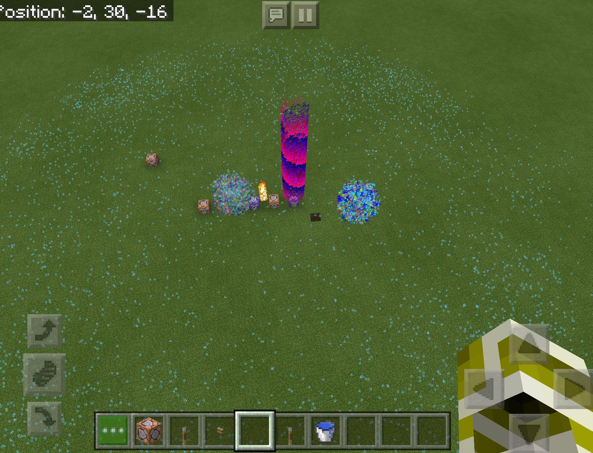 The particle command is so cool!! Minecraft