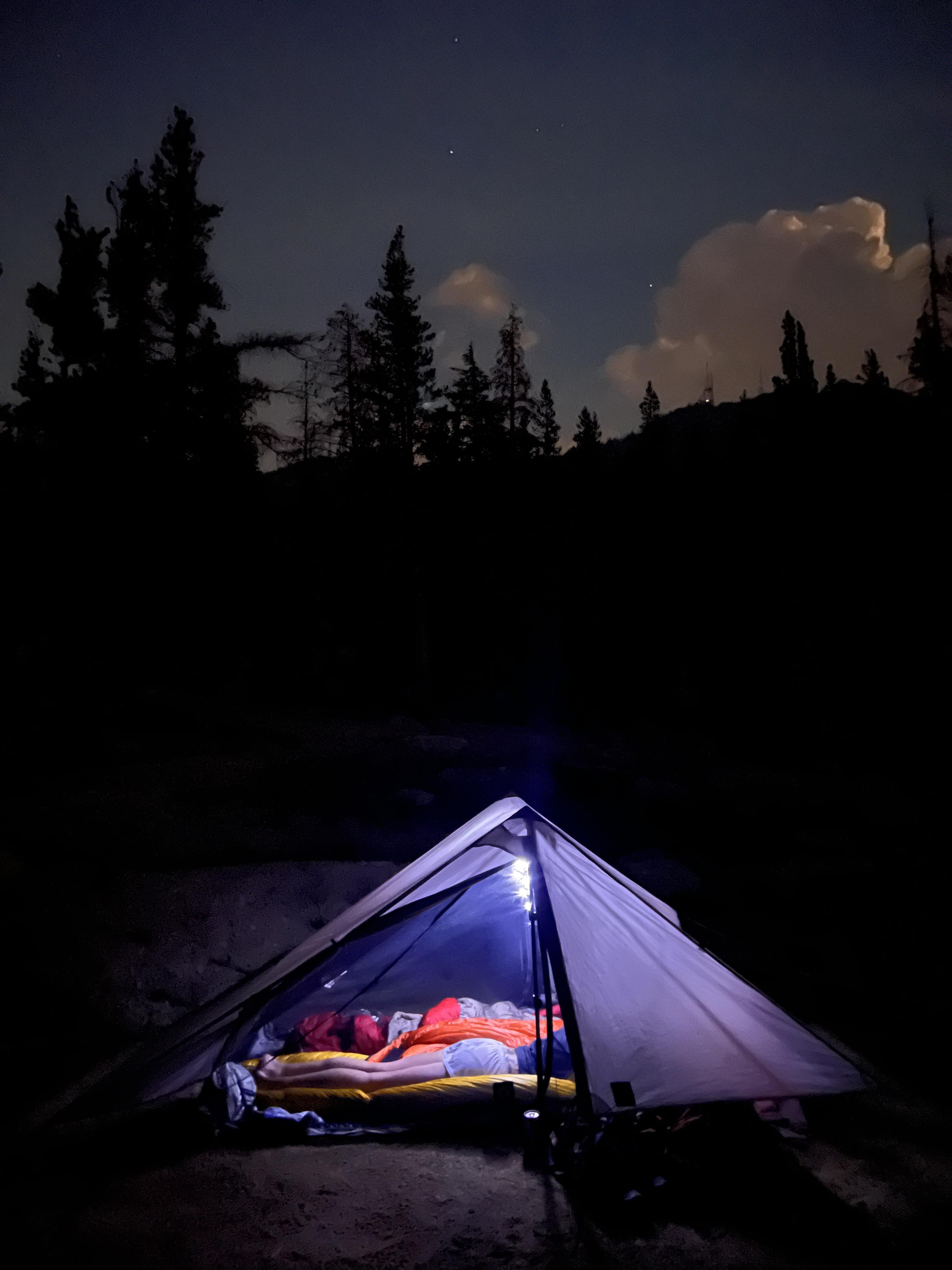 My girlfriend and I camped at Mt Rose campground near Lake Tahoe. This