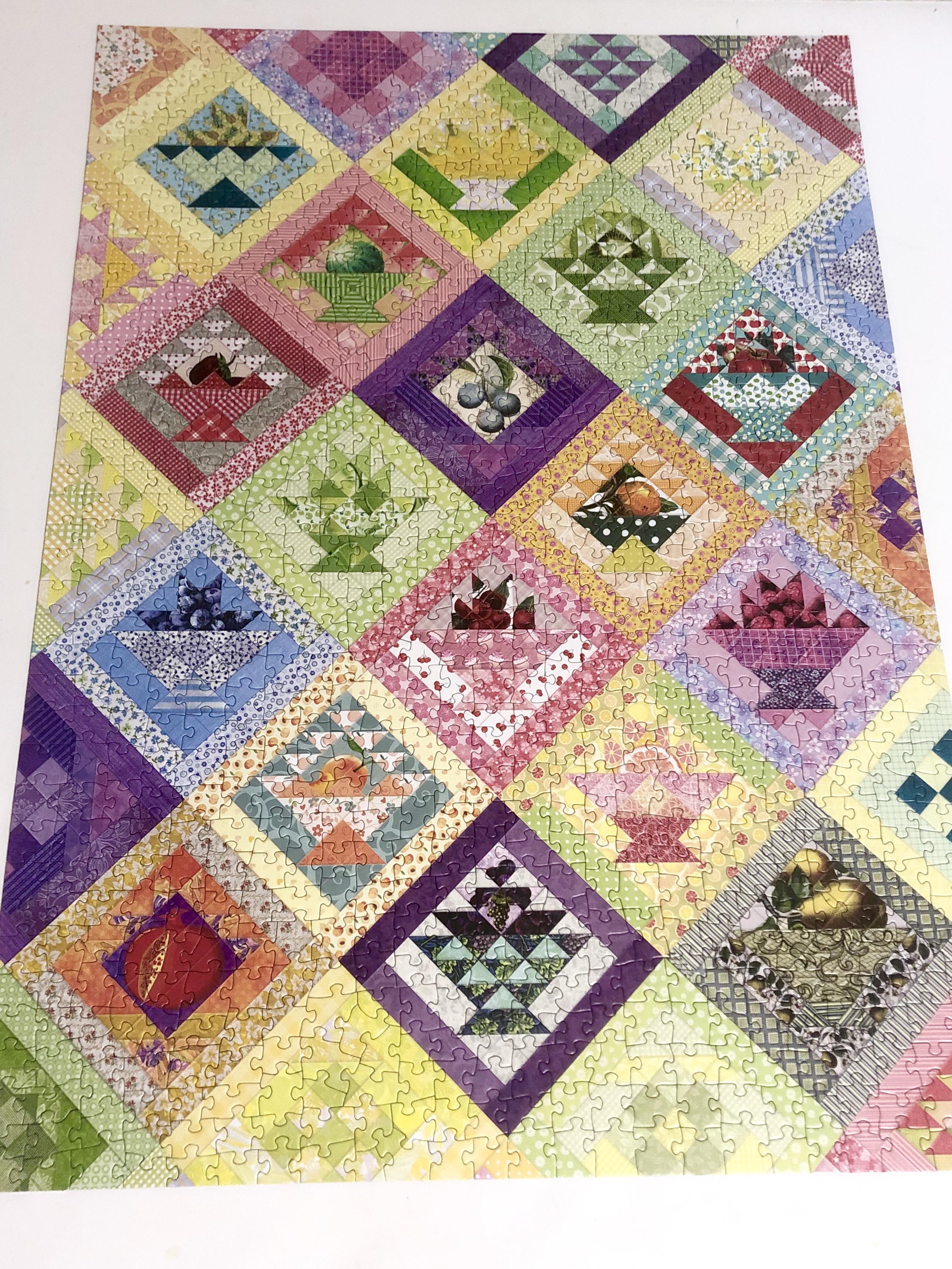 Another quilt puzzle, another favorite! Cobble hill puzzles are just