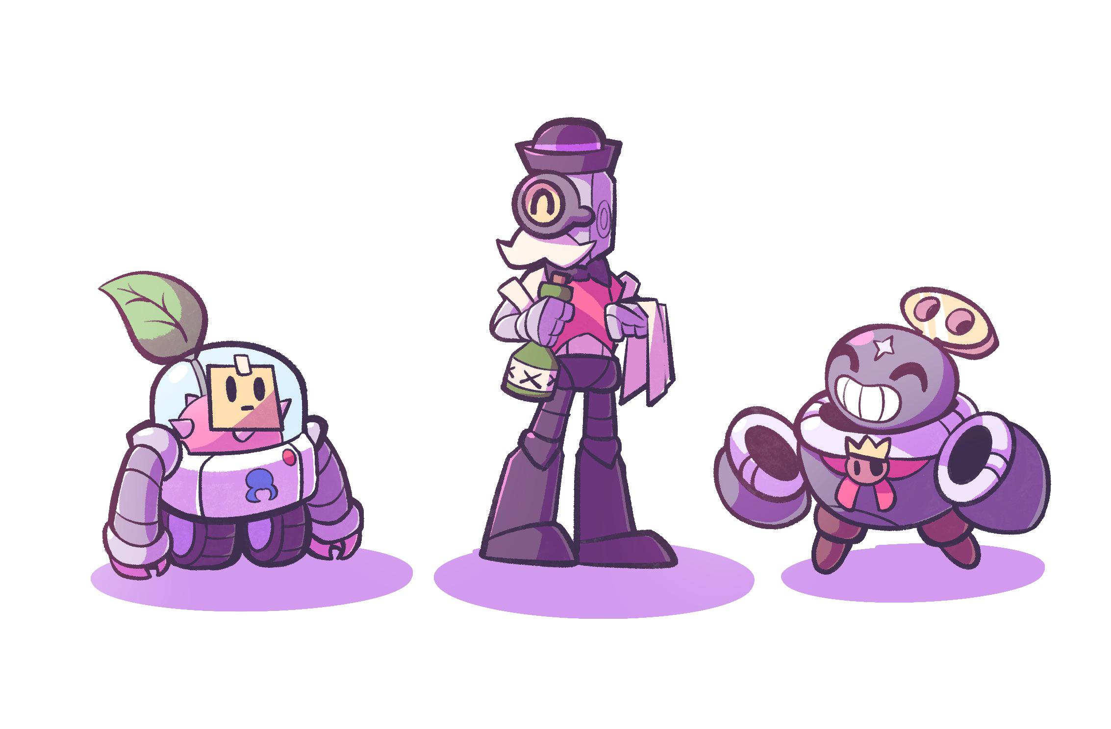 Throwers. Old art r/Brawlstars