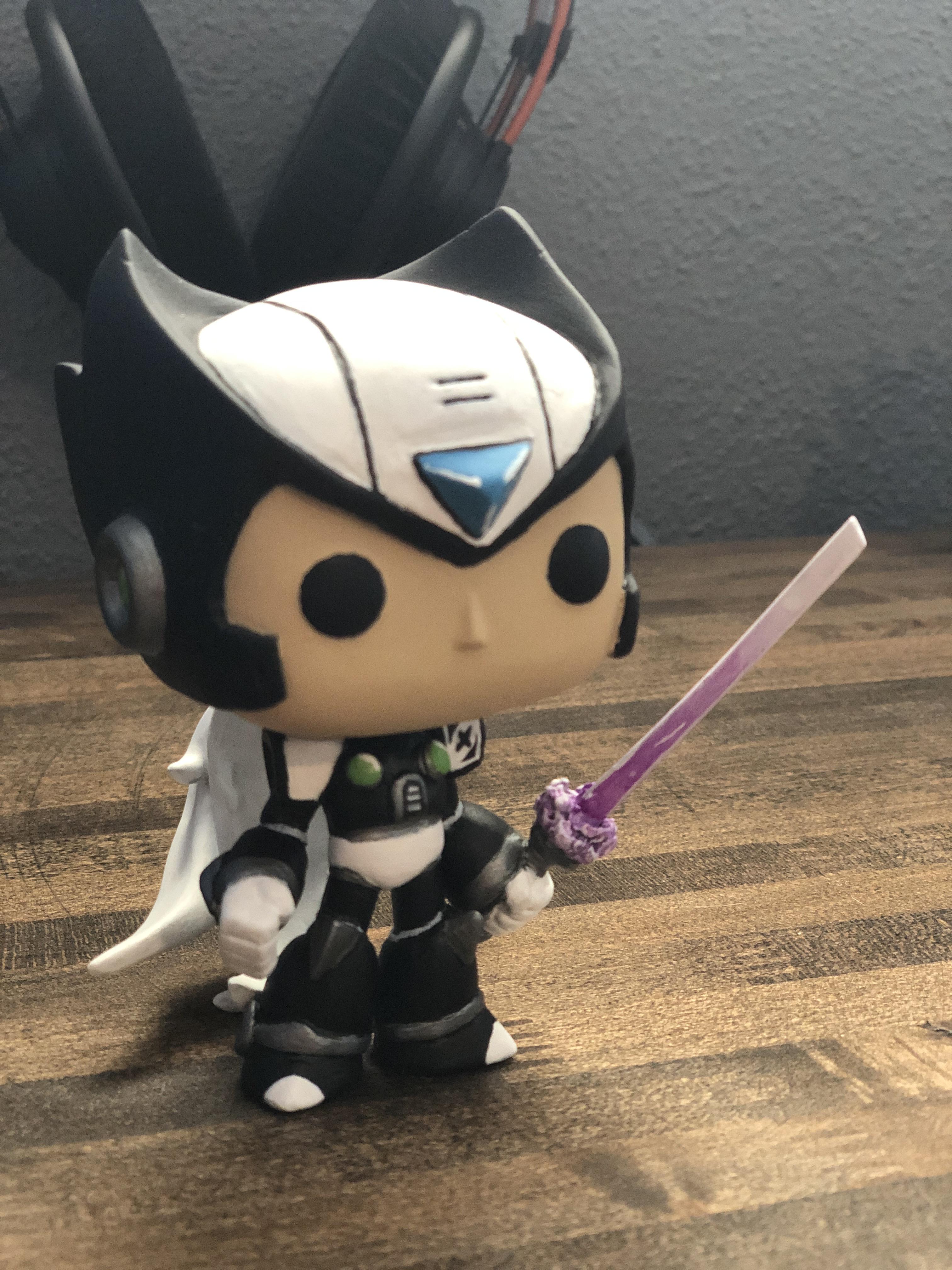 First custom, Black Zero (mega man mod) funkopop