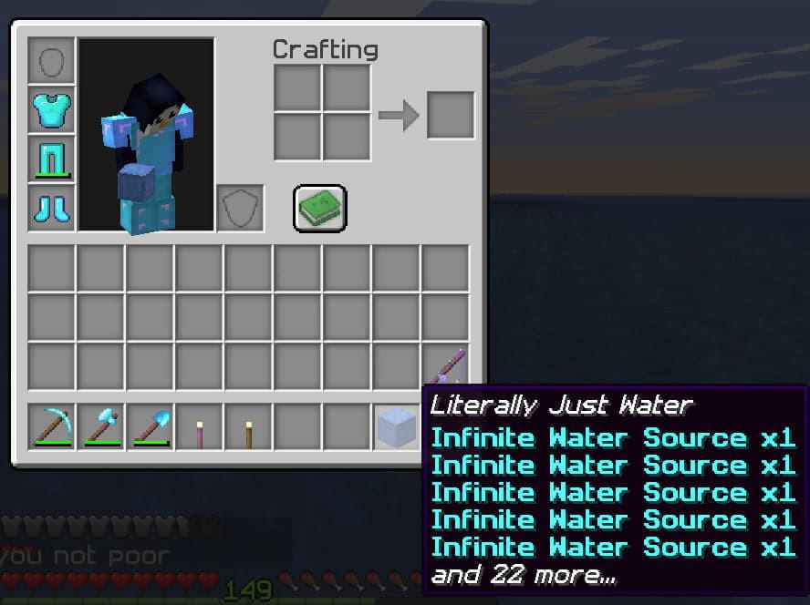 How many blocks does water hydrate in minecraft